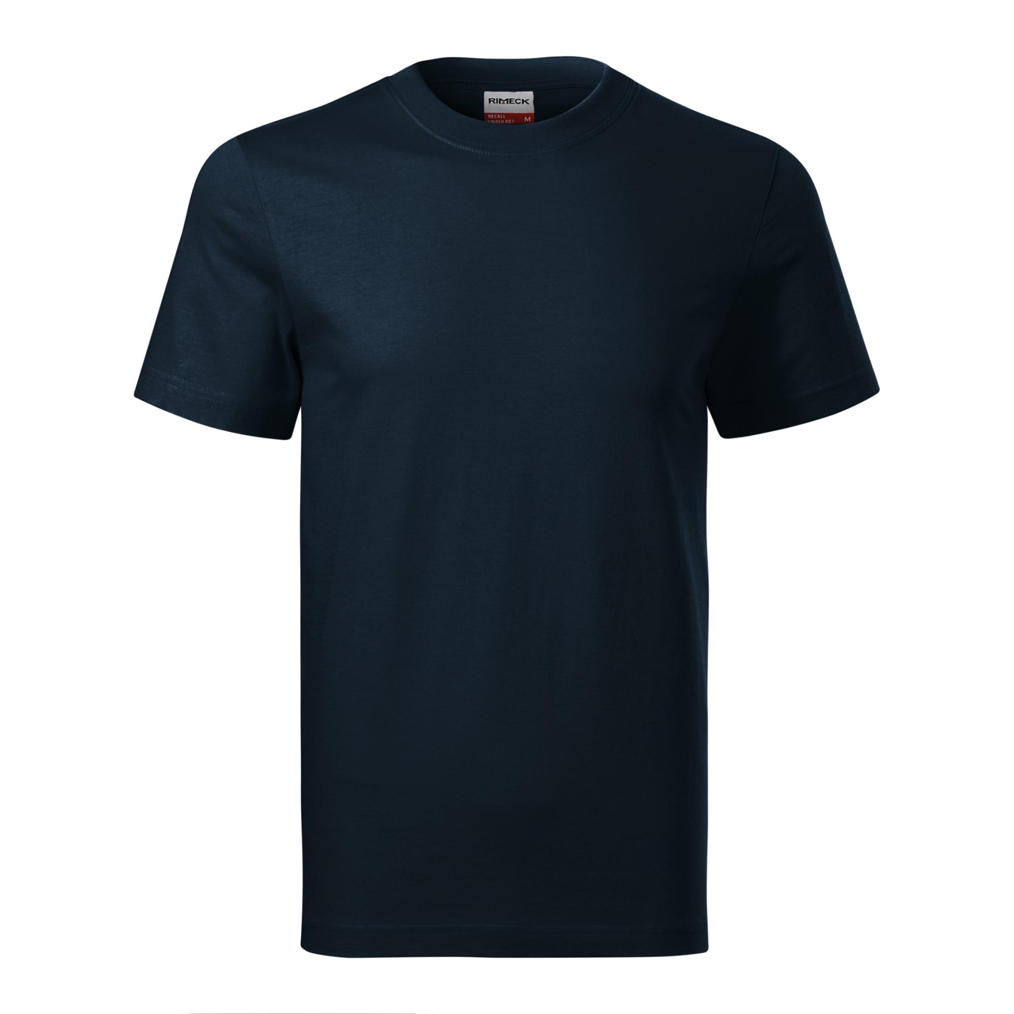 Tricou unisex Recall R07 Albastru marin 5XL