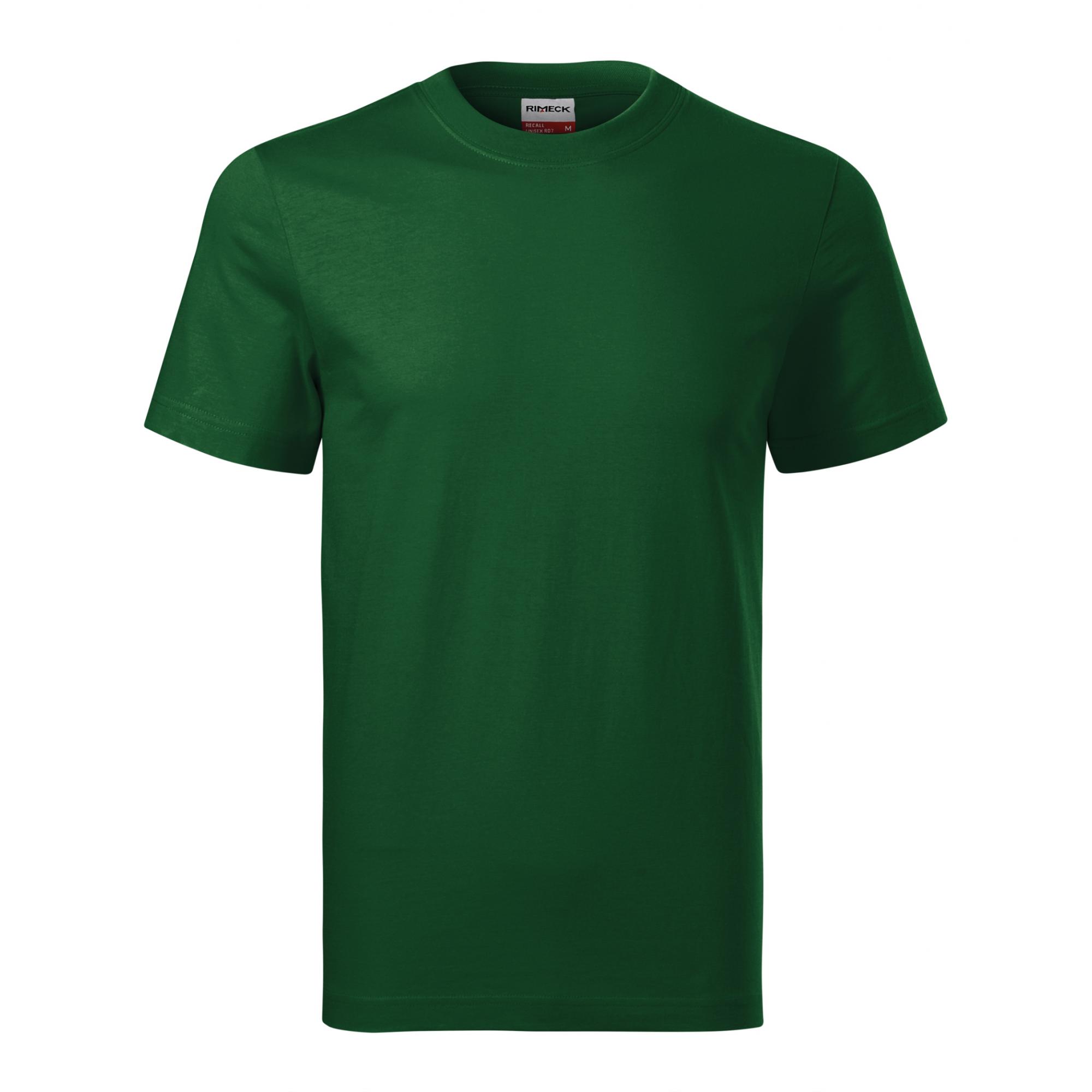 Tricou unisex Recall R07 Verde sticla 4XL