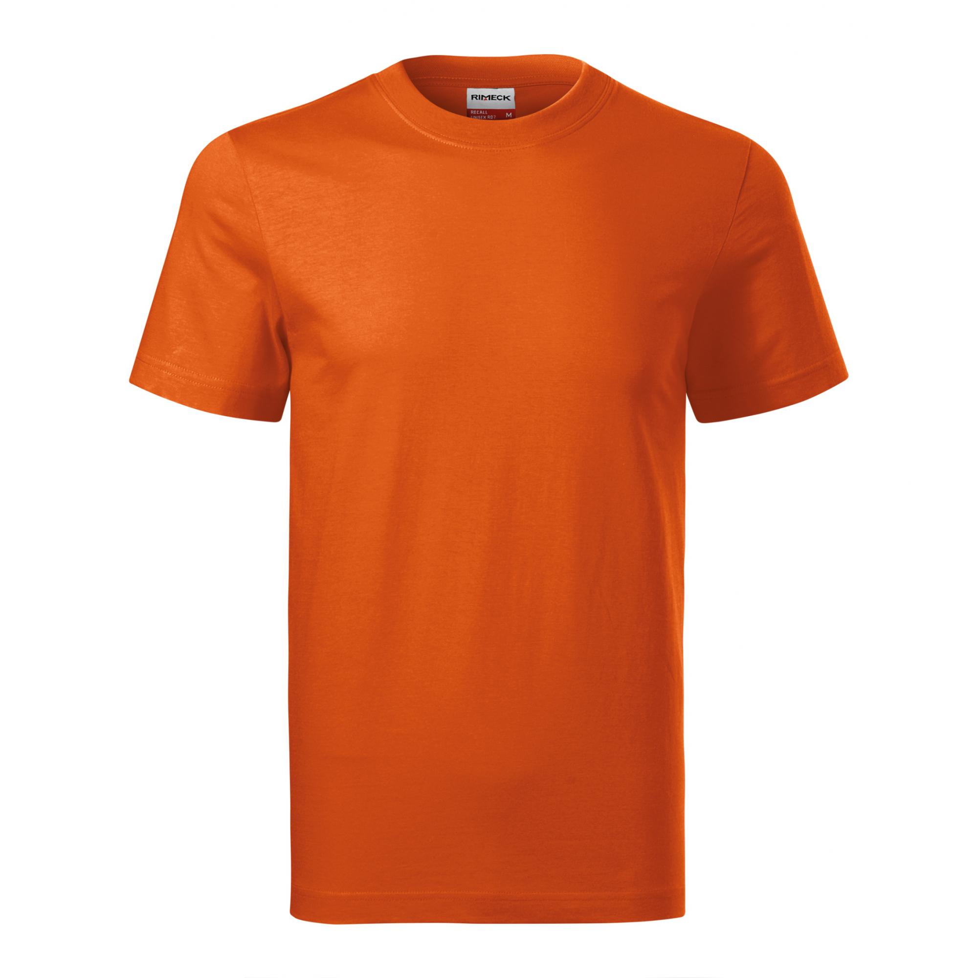 Tricou unisex Recall R07 Portocaliu 5XL