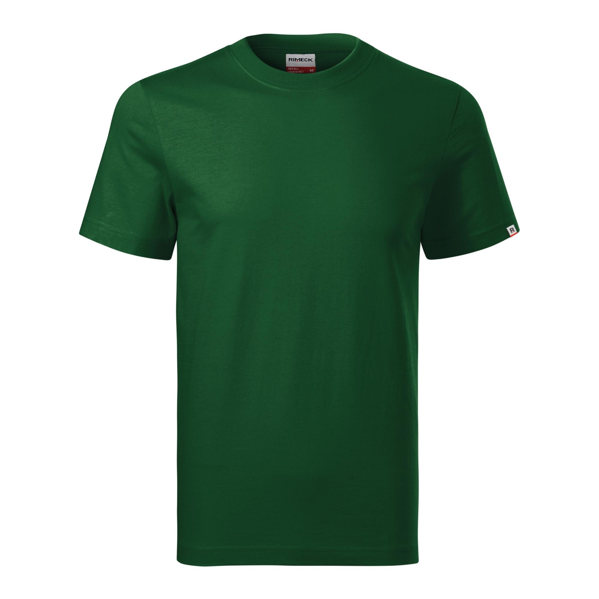 Tricou unisex Recall R07 verde sticlă 06 (brand label) 4XL
