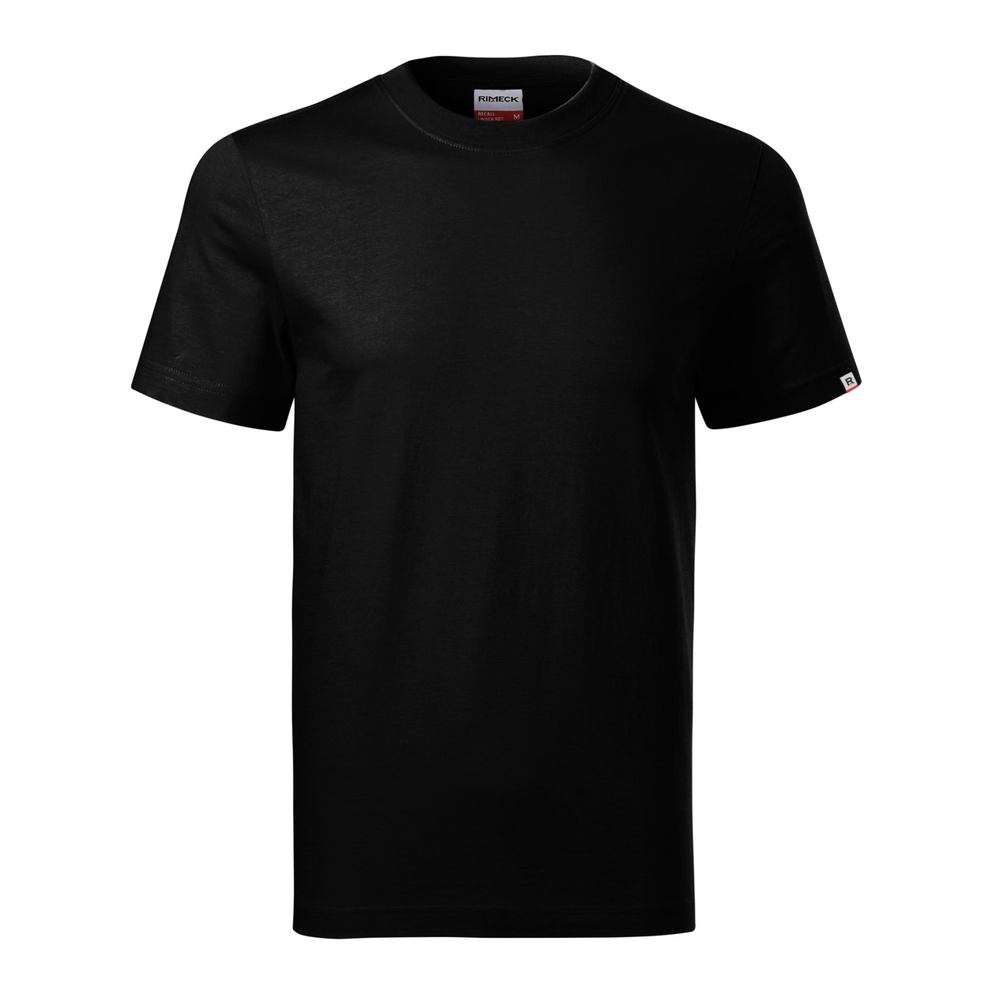 Tricou unisex Recall R07 negru 01 (brand label) L