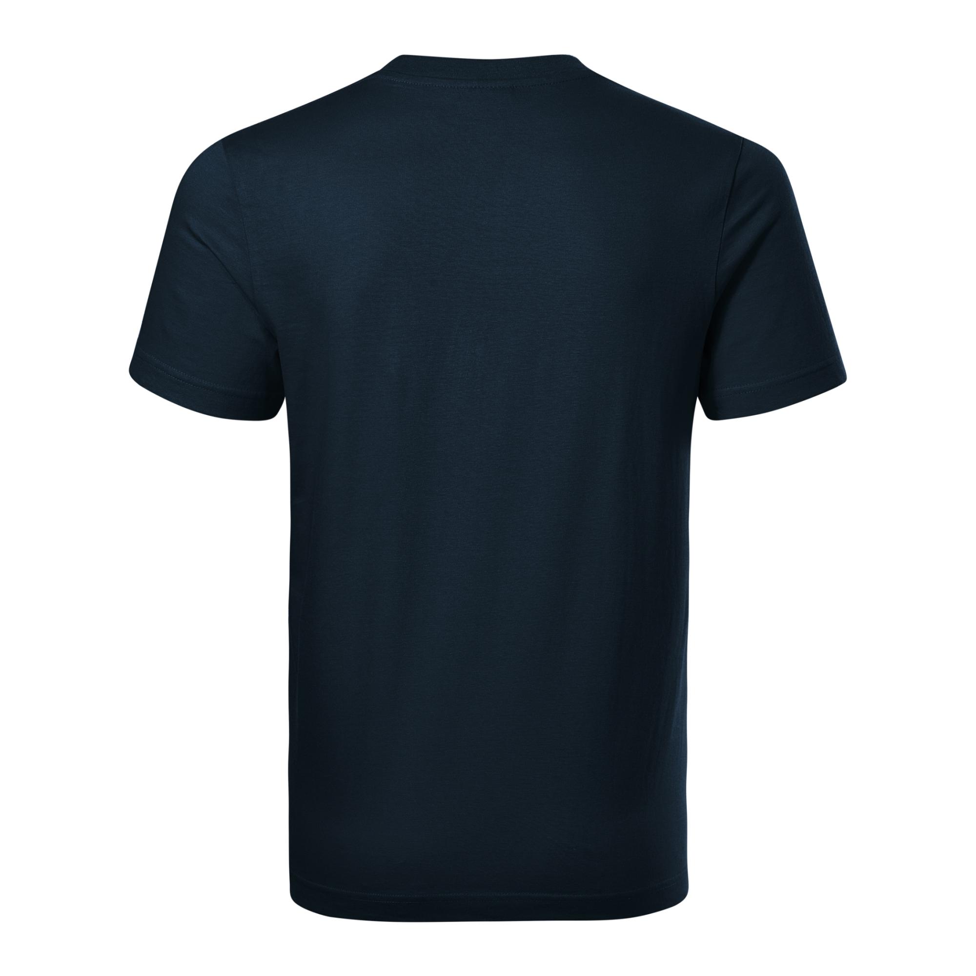 Tricou unisex Recall R07 albastru marin 02 (brand label) L