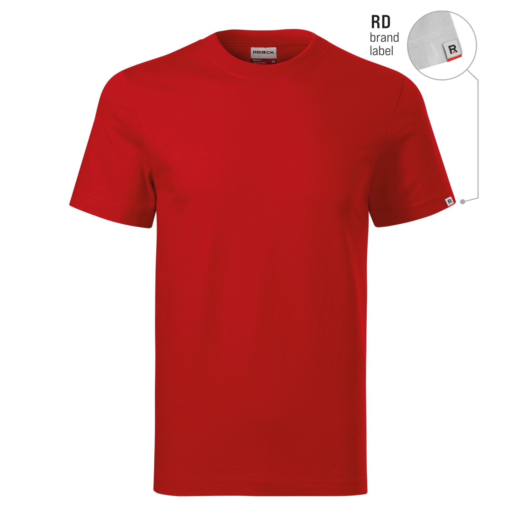 Tricou unisex Recall R07 roşu 07 (brand label) M