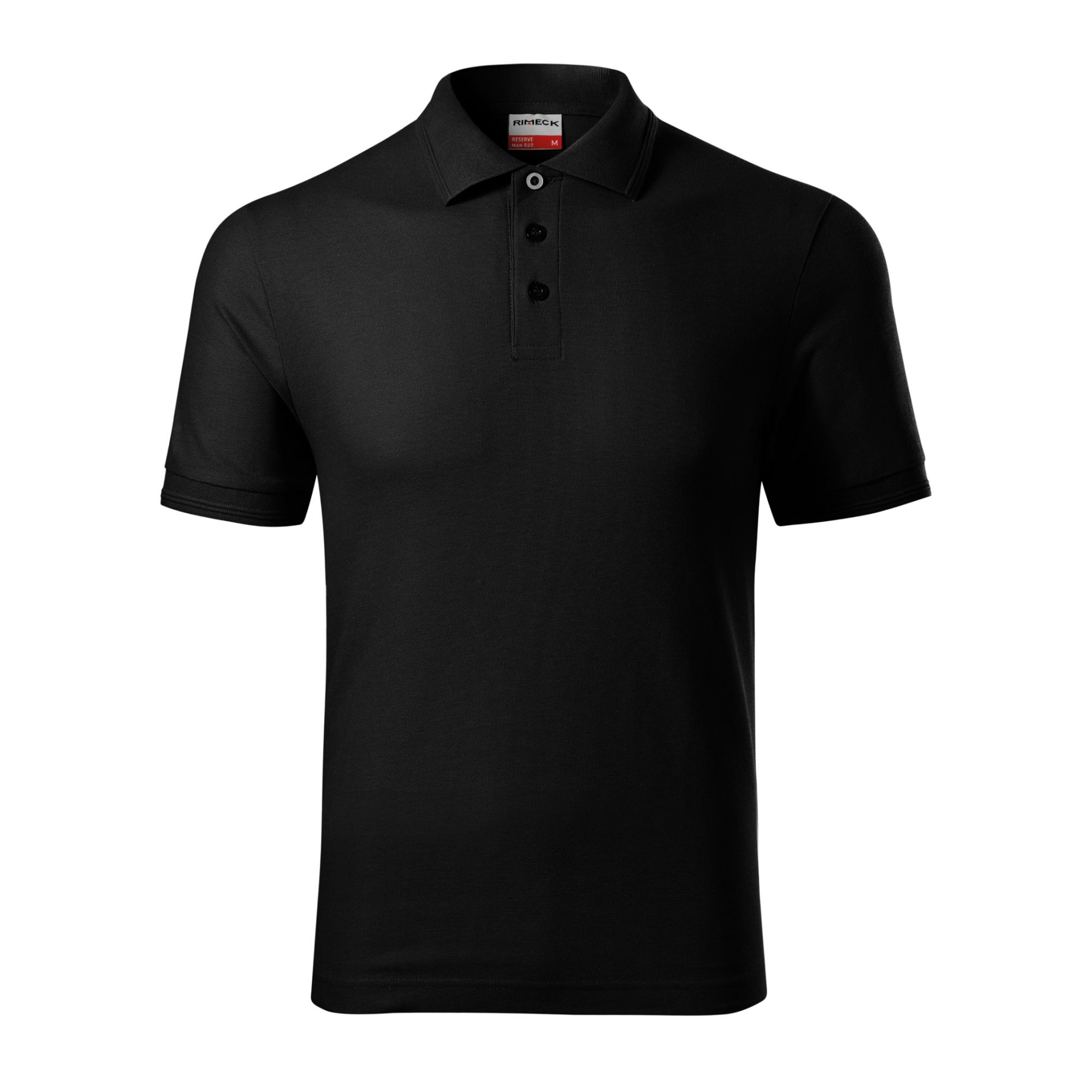 Tricou polo pentru bărbaţi Reserve R22 Negru XL