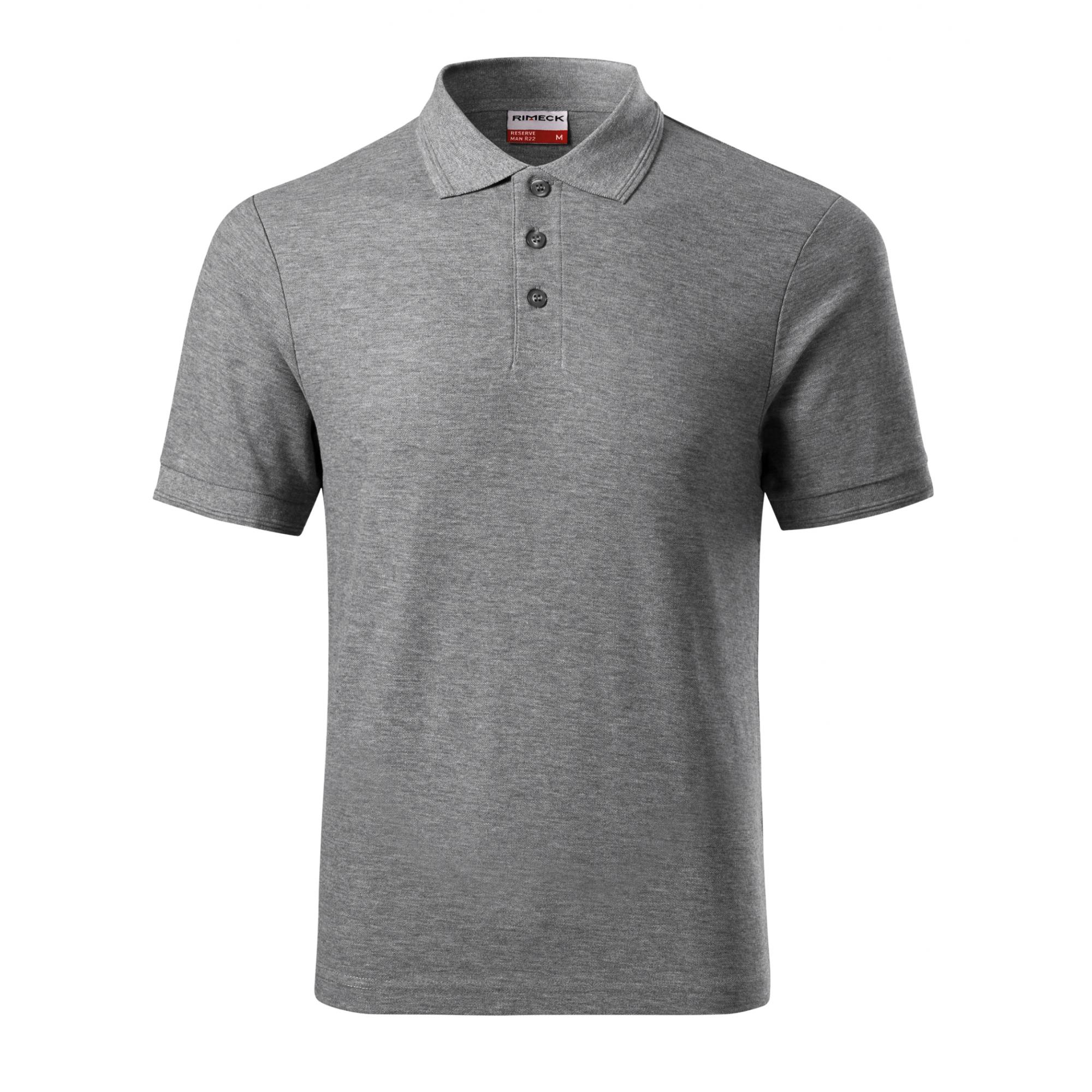 Tricou polo pentru bărbaţi Reserve R22 Gri închis XL