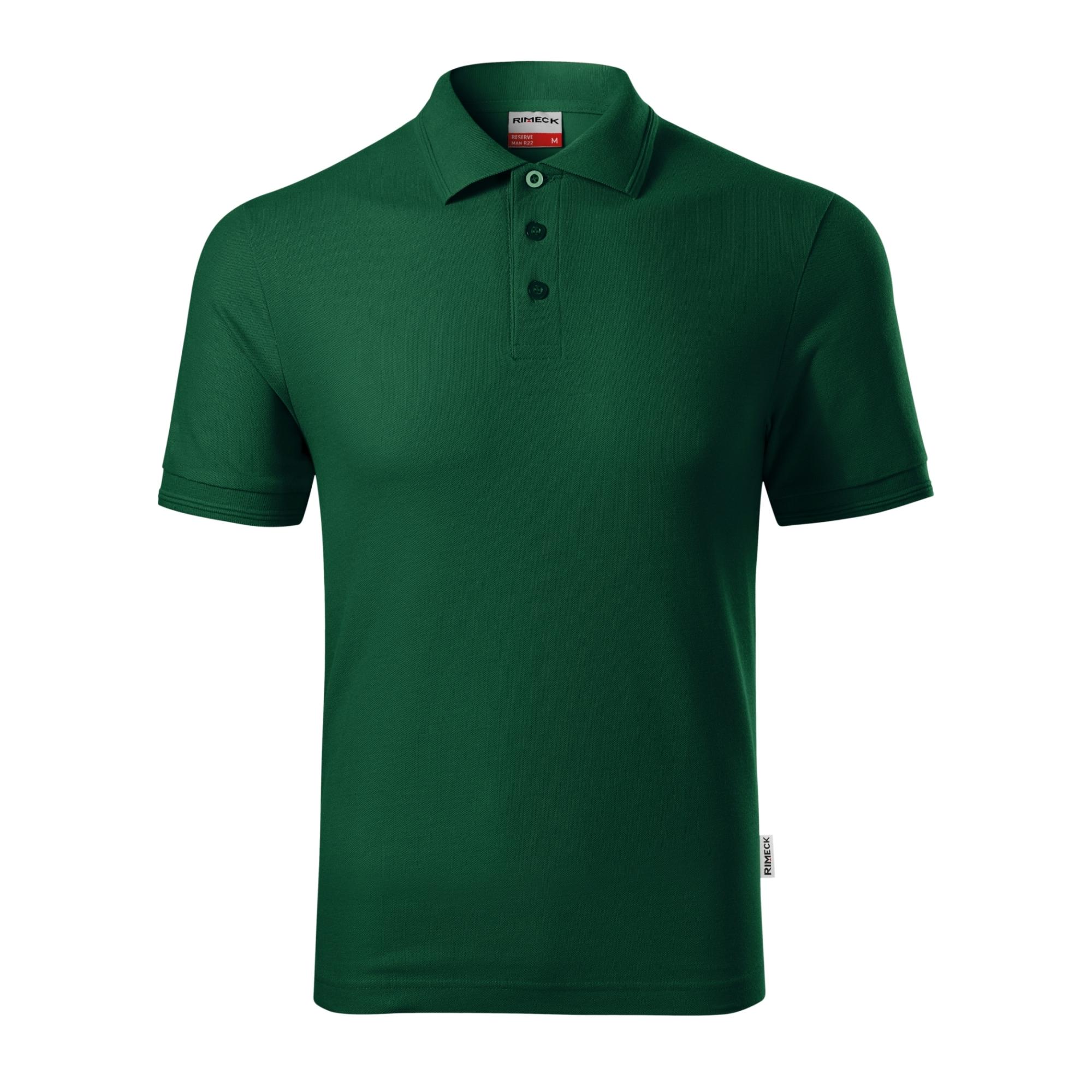 Tricou polo pentru bărbaţi Reserve R22 dark green XL