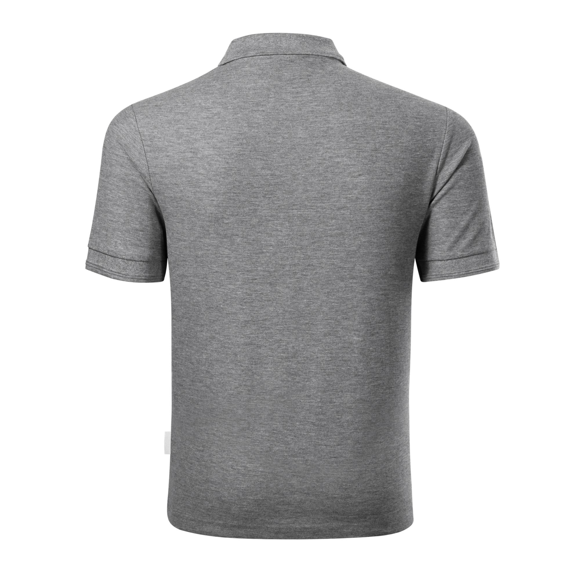 Tricou polo pentru bărbaţi Reserve R22 gri închis 12 (brand label) XXL