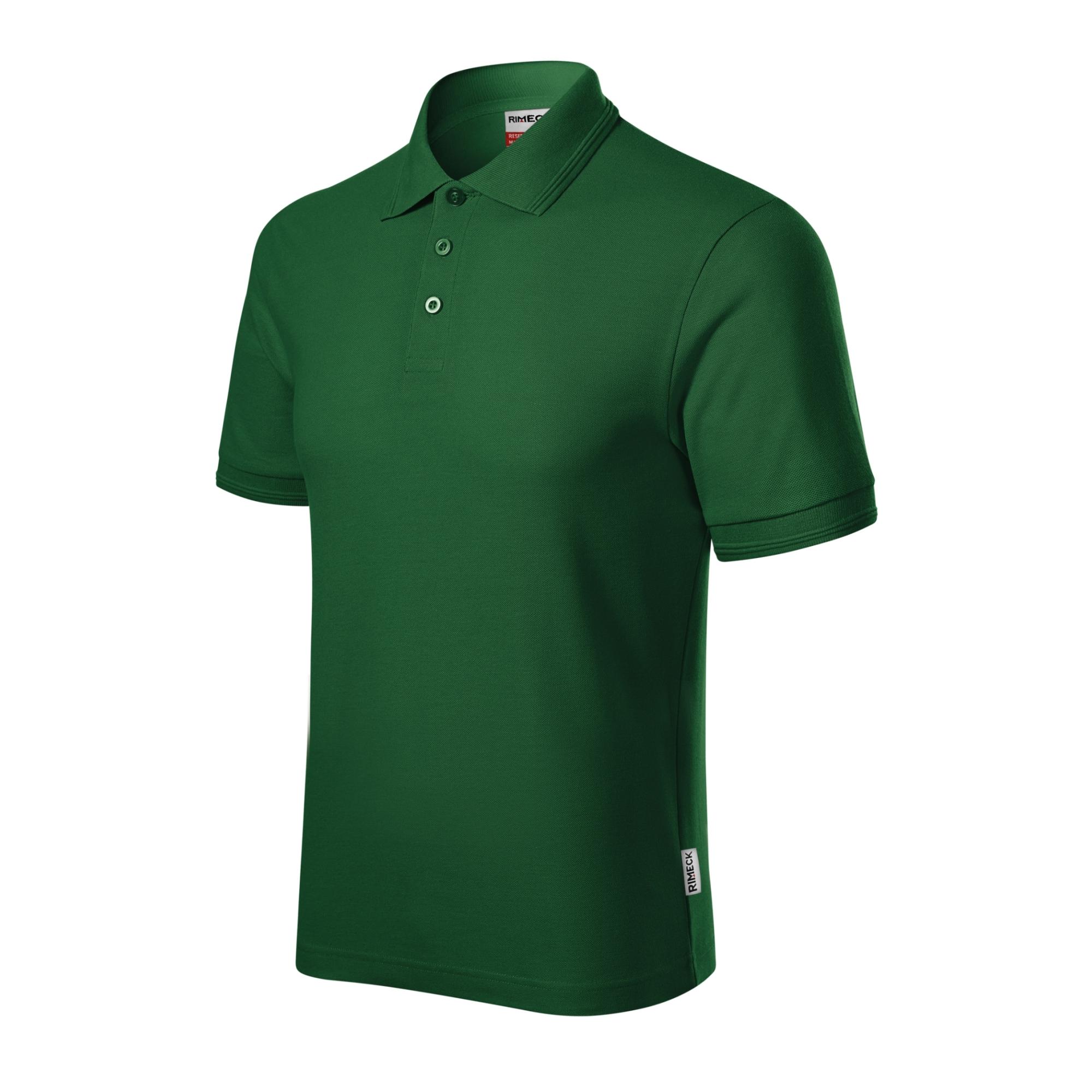 Tricou polo pentru bărbaţi Reserve R22 verde sticlă 06 (brand label)