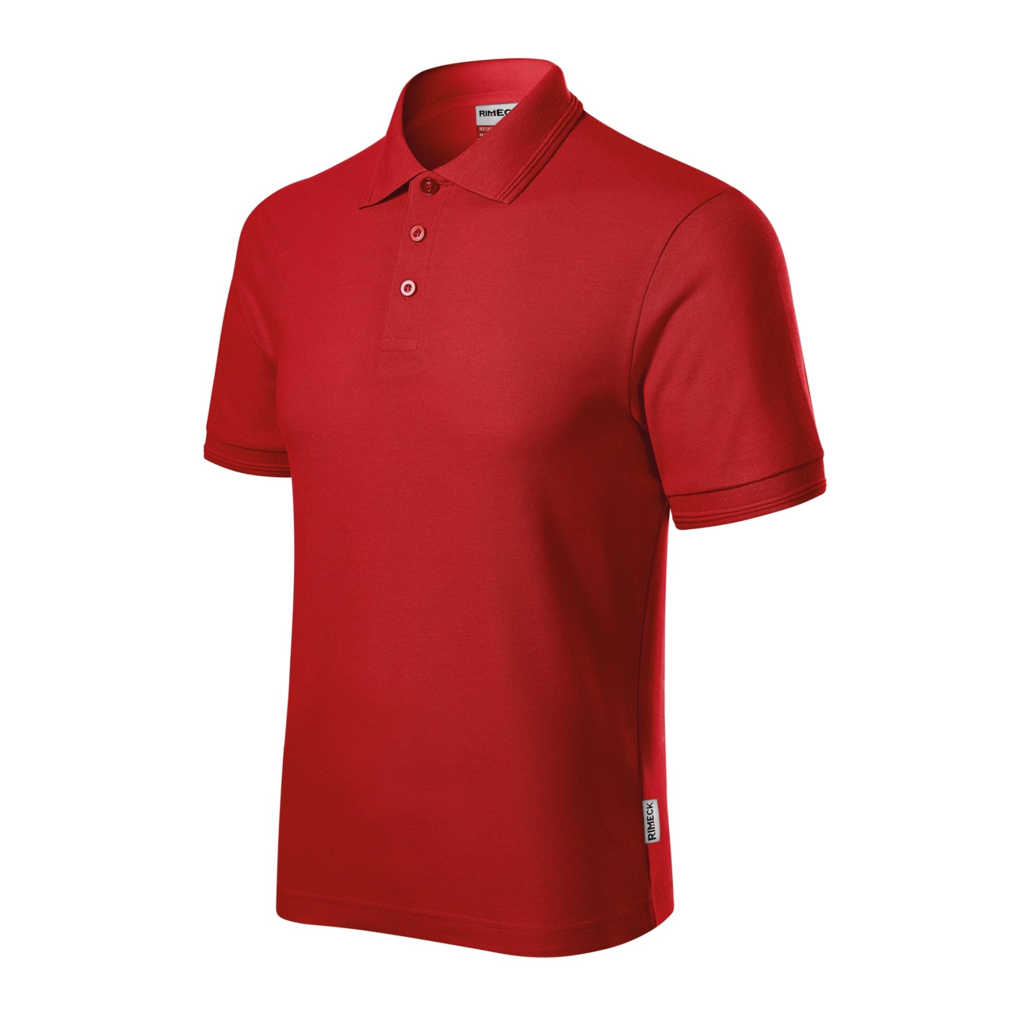 Tricou polo pentru bărbaţi Reserve R22 roşu 07 (brand label)