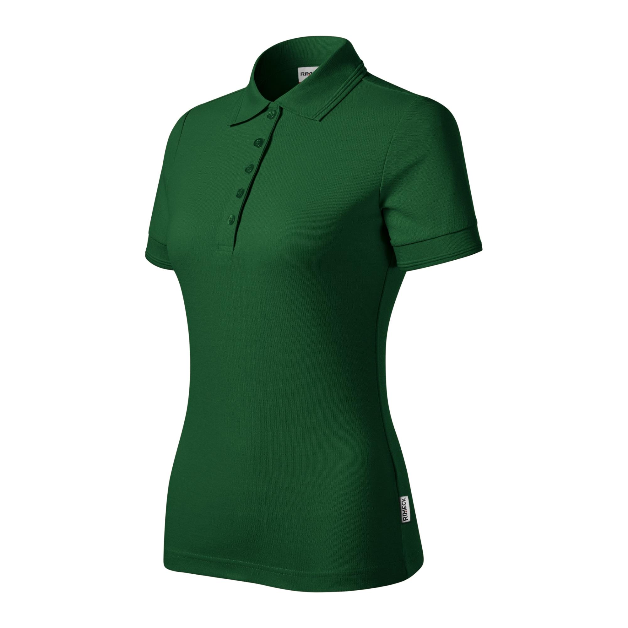 Tricou polo pentru damă Reserve R23 verde sticlă 06 (brand label)