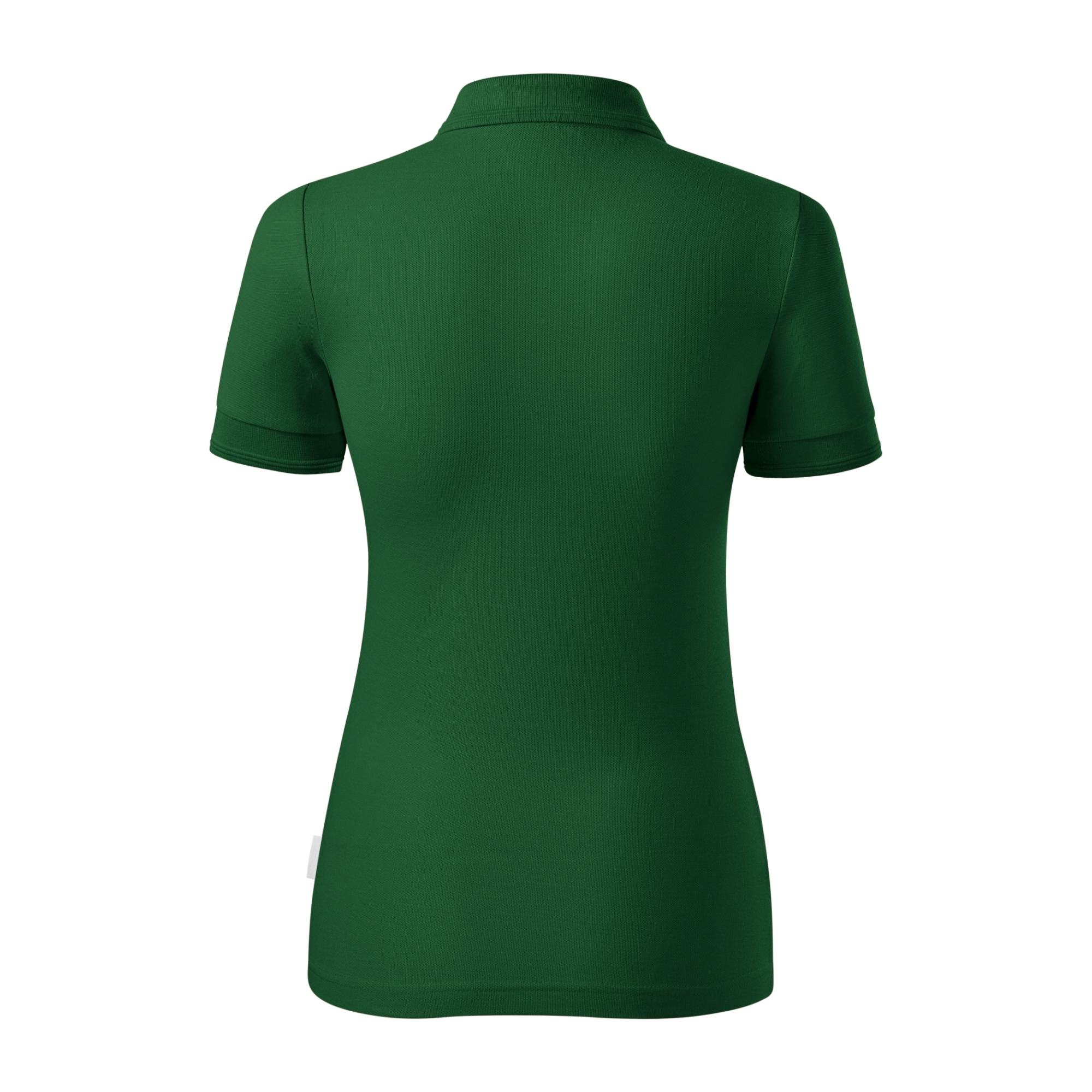 Tricou polo pentru damă Reserve R23 verde sticlă 06 (brand label) L