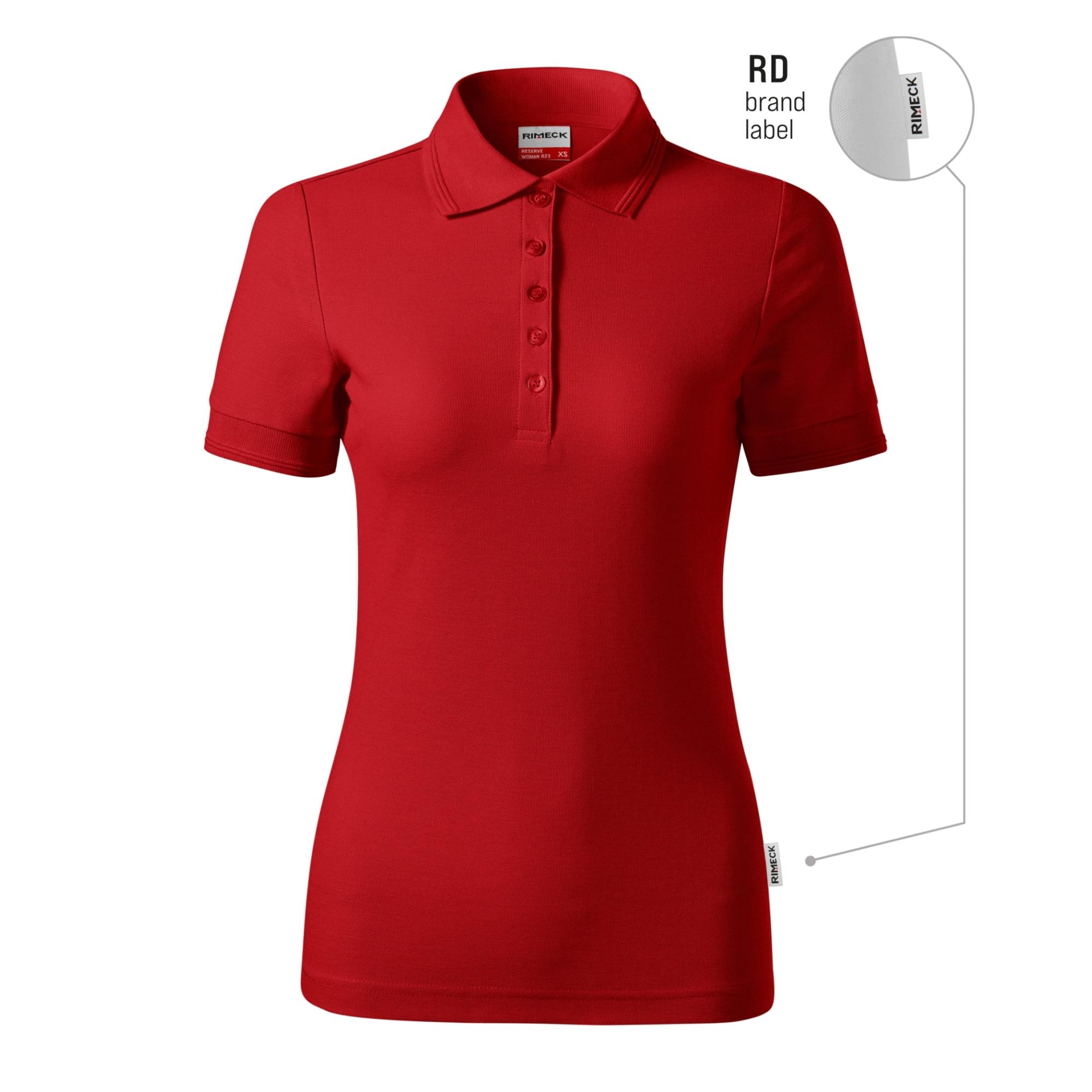 Tricou polo pentru damă Reserve R23 roşu 07 (brand label) L