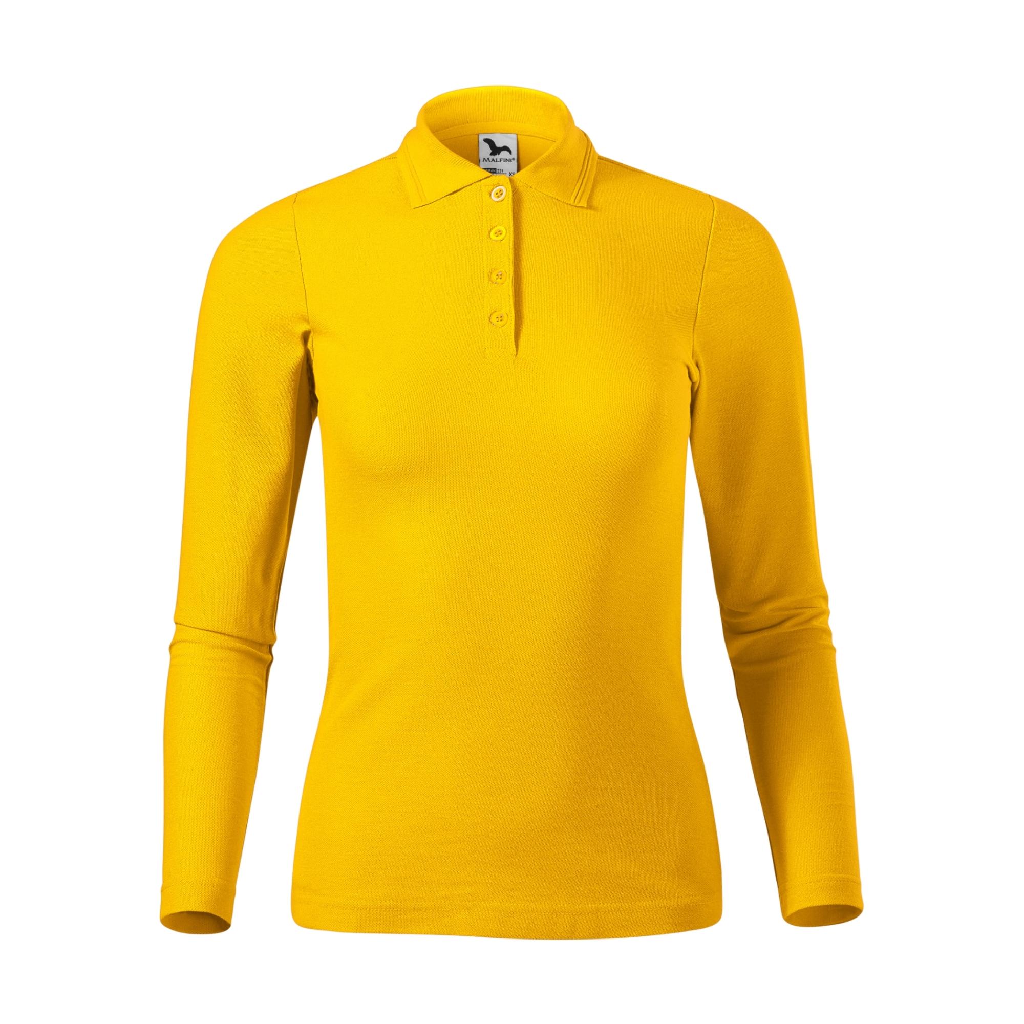 Tricou polo pentru damă Pique Polo LS 231 Galben XS