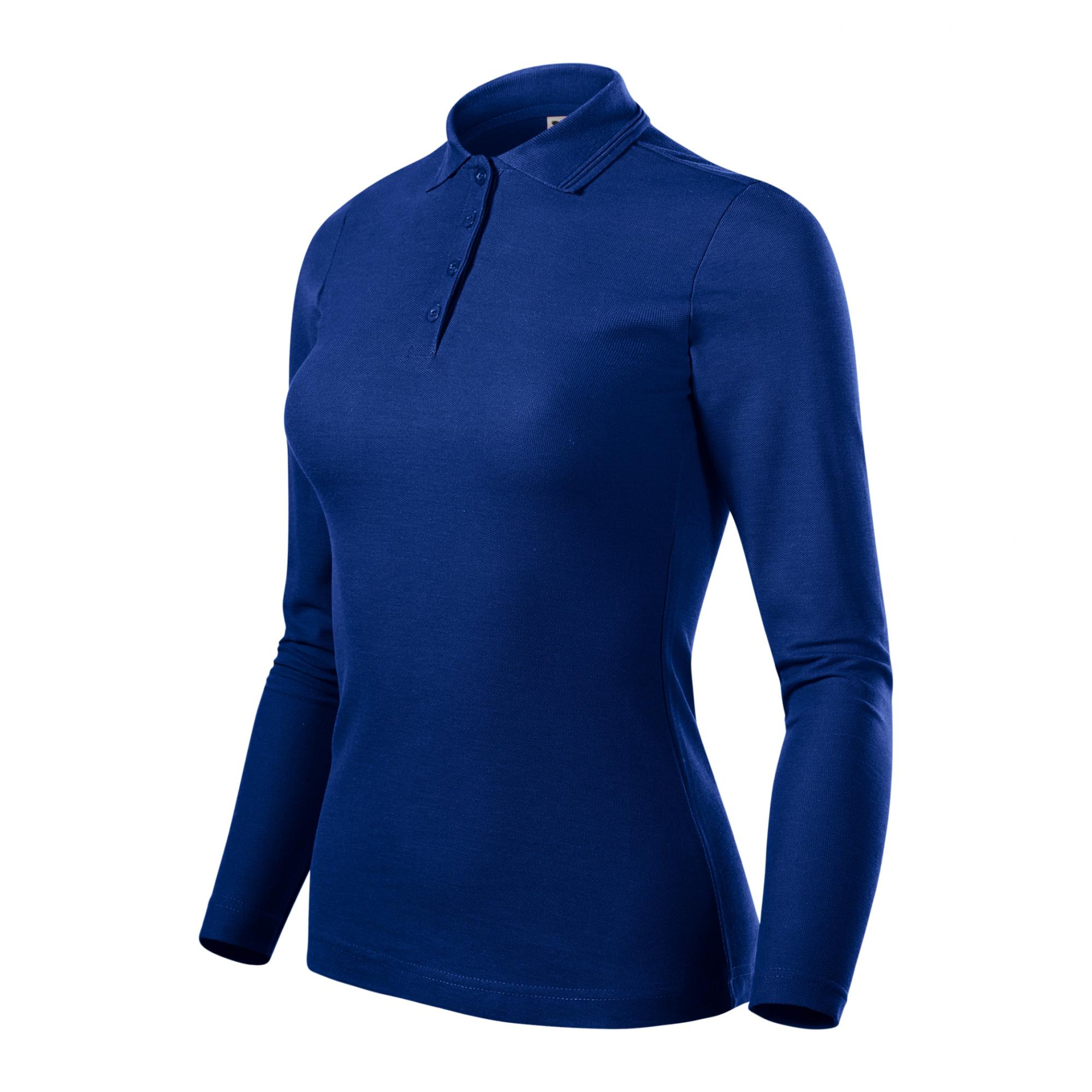 Tricou polo pentru damă Pique Polo LS 231 Albastru regal