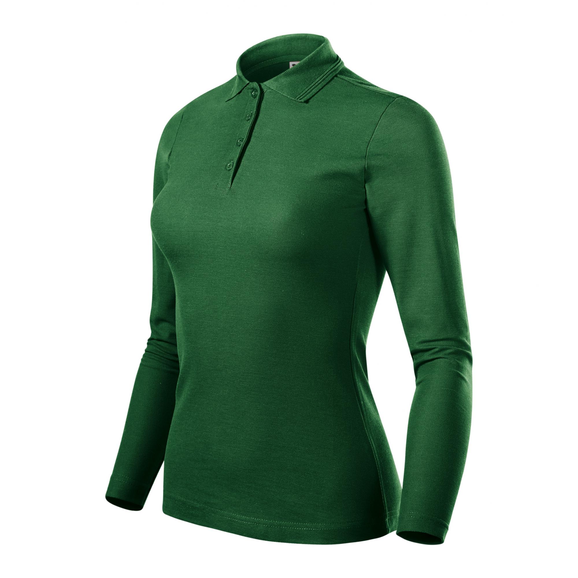 Tricou polo pentru damă Pique Polo LS 231 Verde sticla