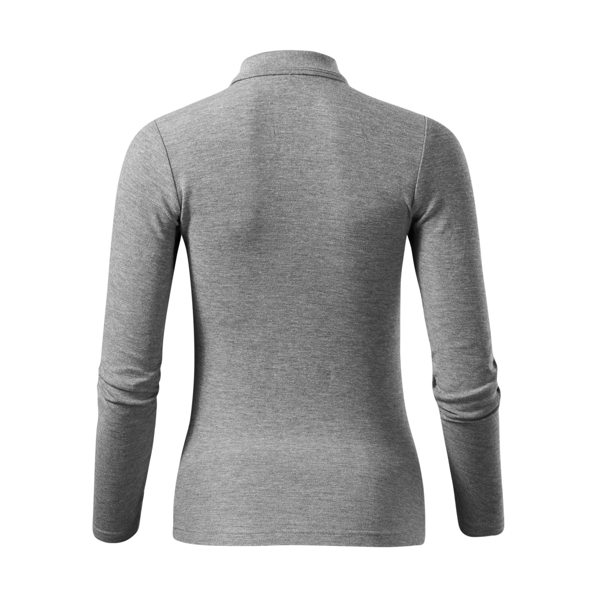 Tricou polo pentru damă Pique Polo LS 231 Gri închis M