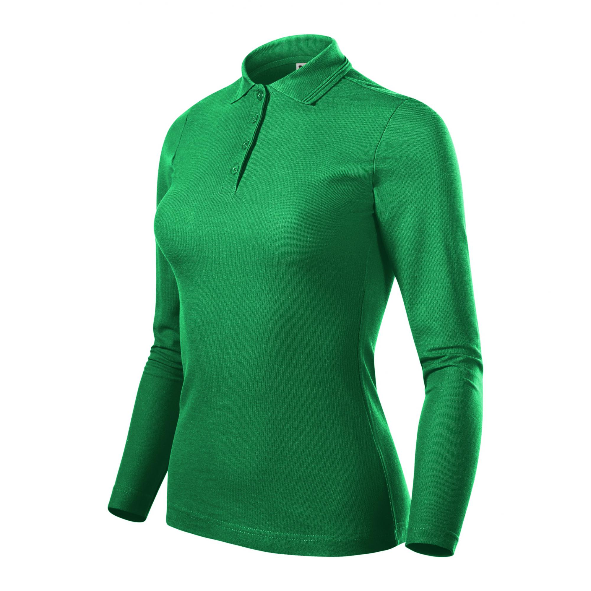 Tricou polo pentru damă Pique Polo LS 231 Verde mediu S