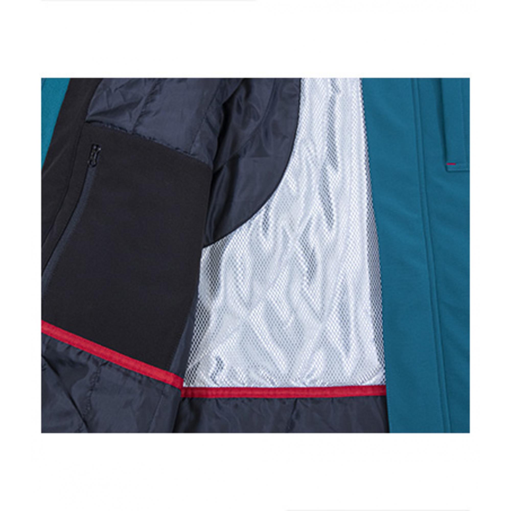 Jachetă softshell de iarnă pentru bărbaţi Vertex W55 Albastru petrol XXL