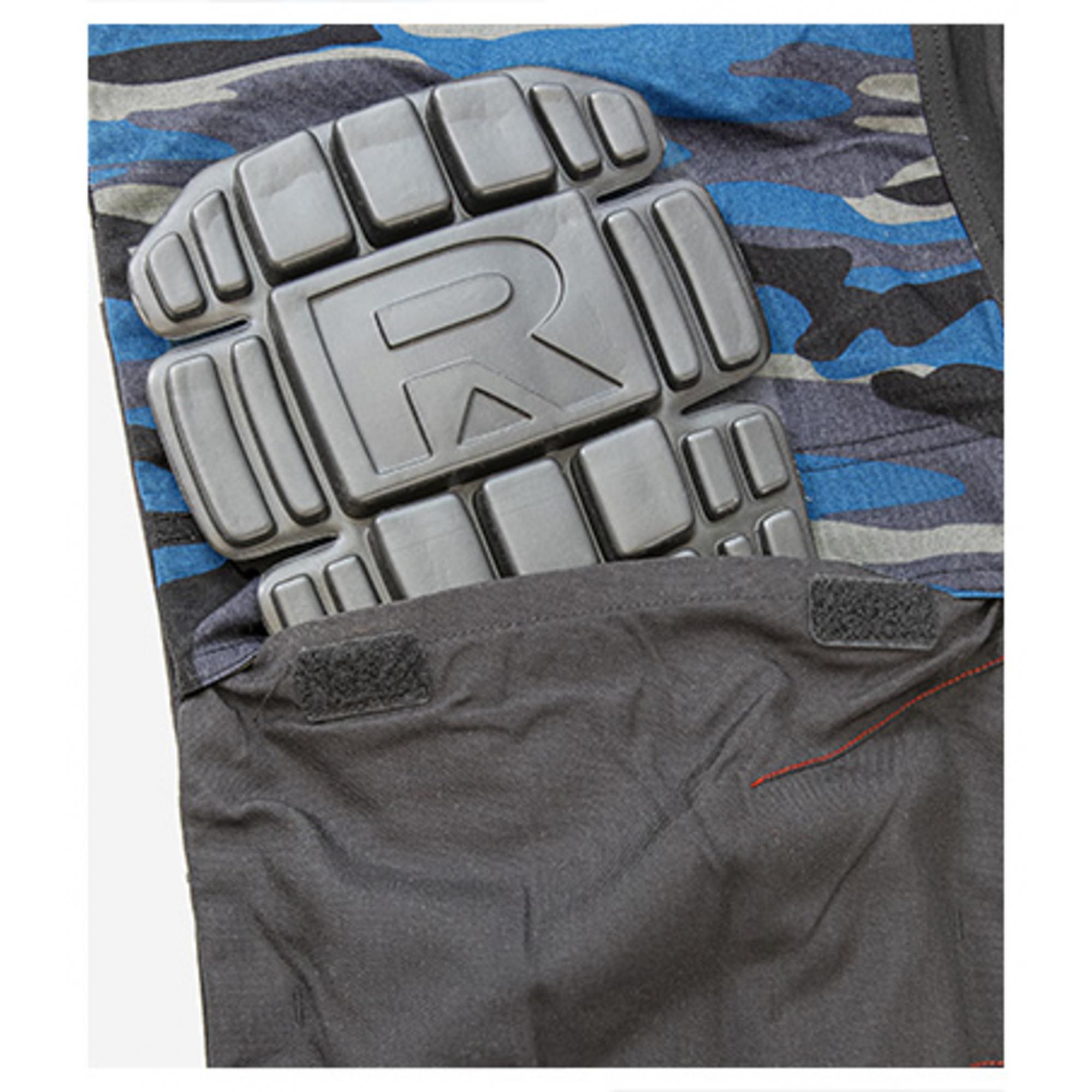 Pantaloni de lucru pentru bărbaţi Vertex Camo W09 camouflage petrol 58