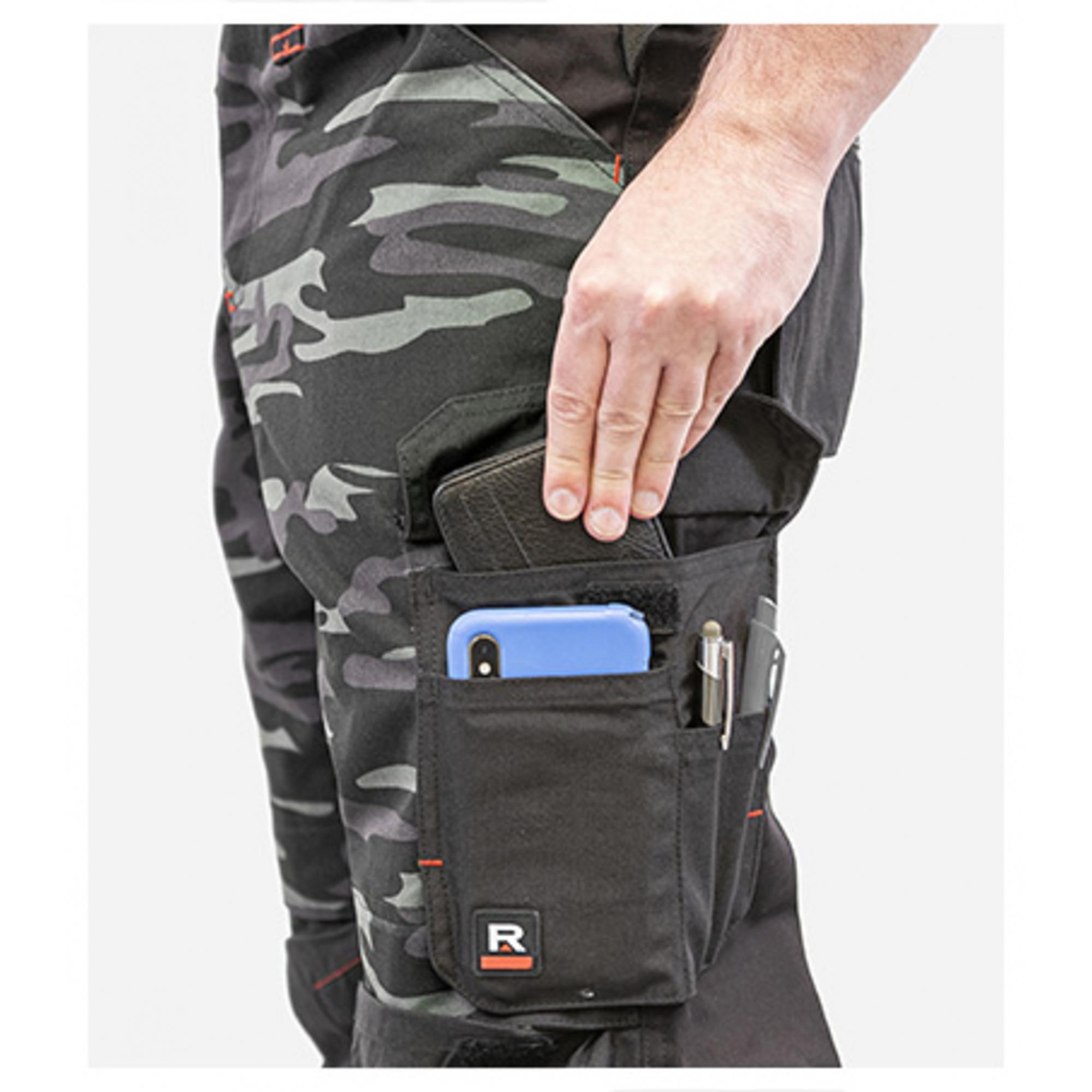 Pantaloni de lucru pentru bărbaţi Vertex Camo W09 camouflage dark gray 58