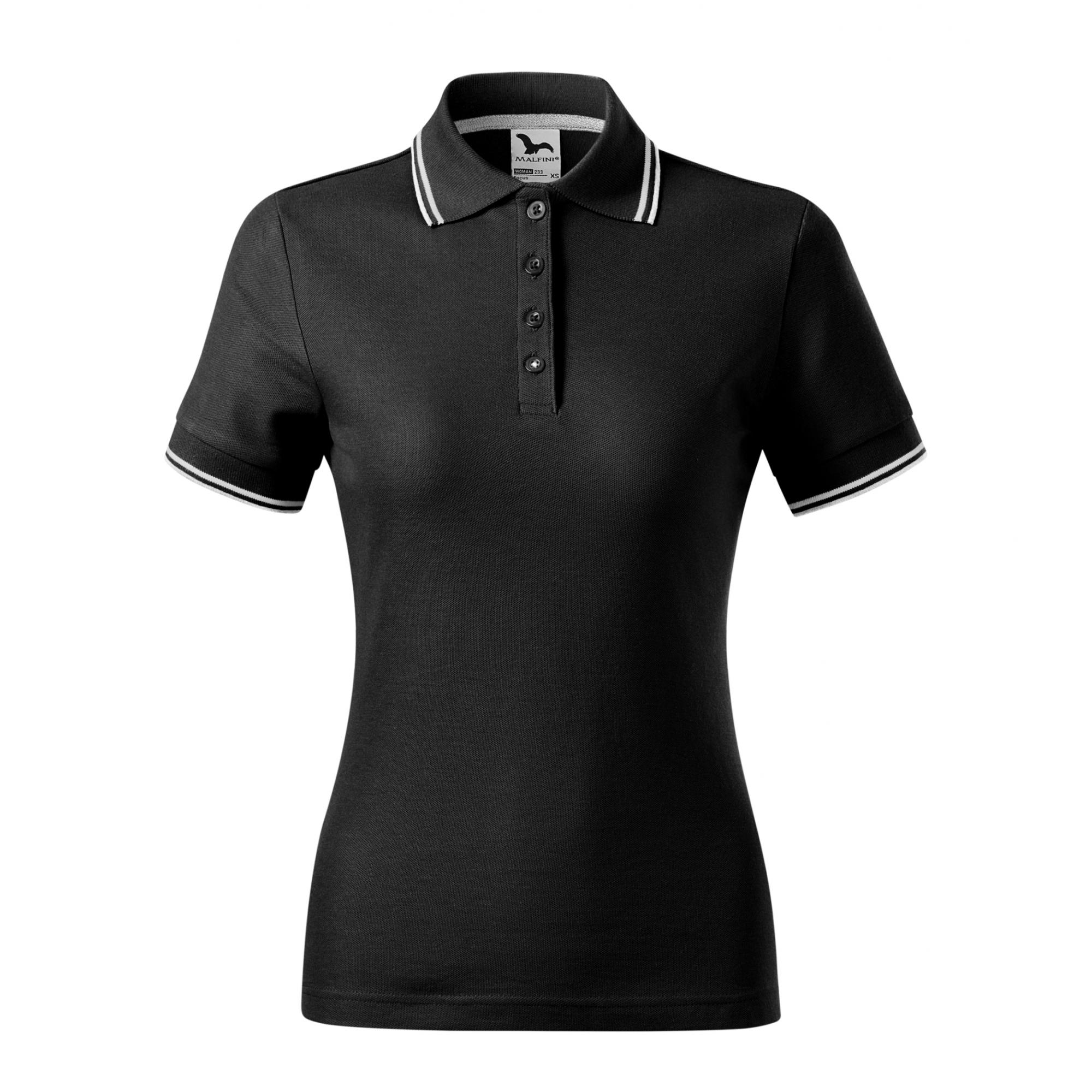 Tricou polo pentru damă Focus 233 Negru XS