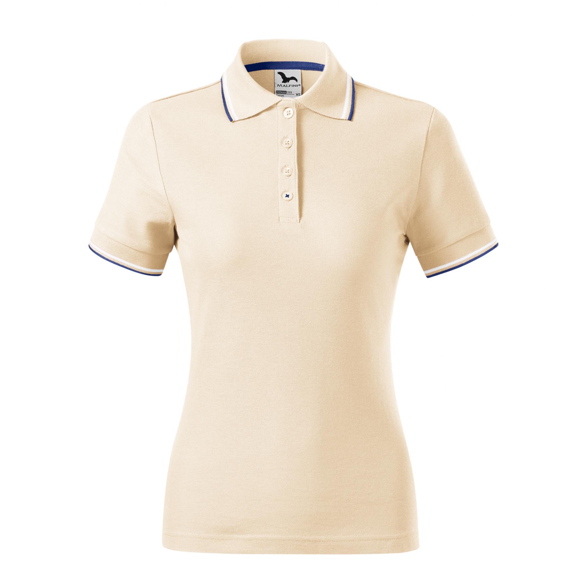 Tricou polo pentru damă Focus 233 Migdală XL