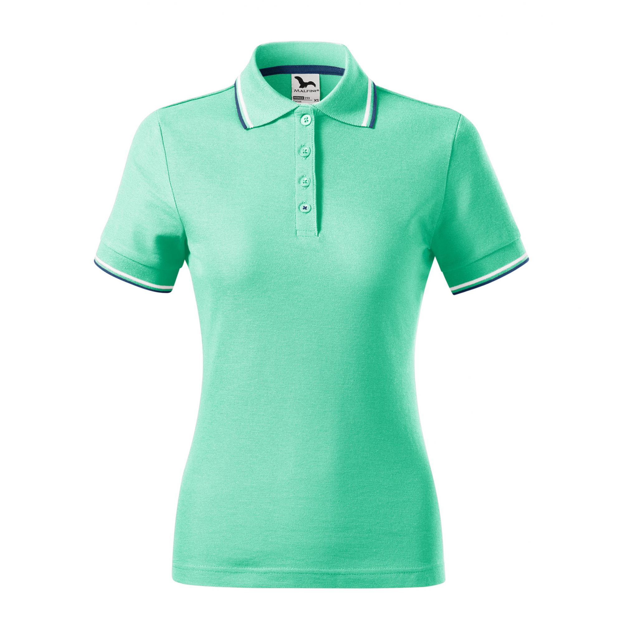 Tricou polo pentru damă Focus 233 Verde mentă L