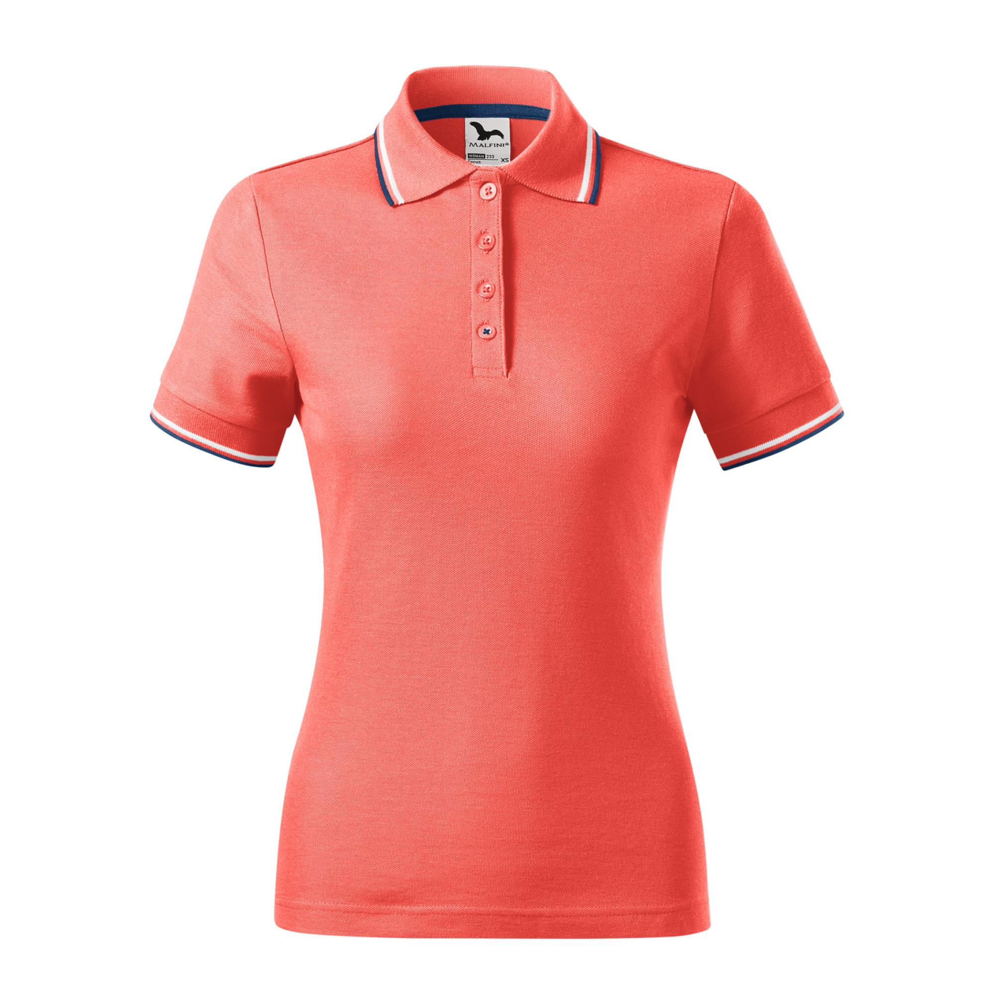 Tricou polo pentru damă Focus 233 Coral XXL