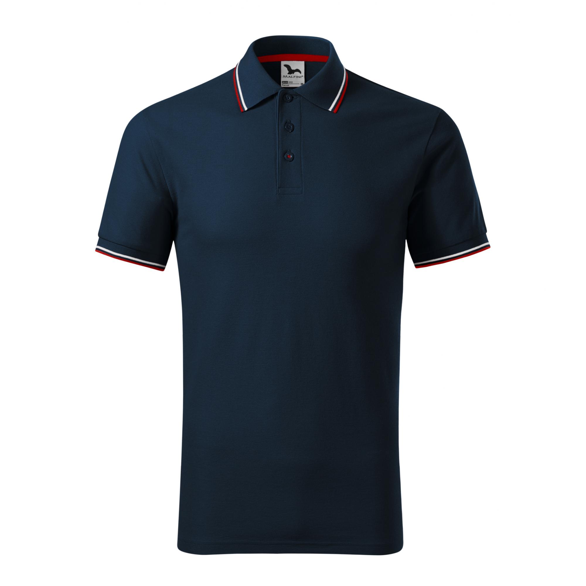 Tricou polo pentru bărbaţi Focus 232 Albastru marin L