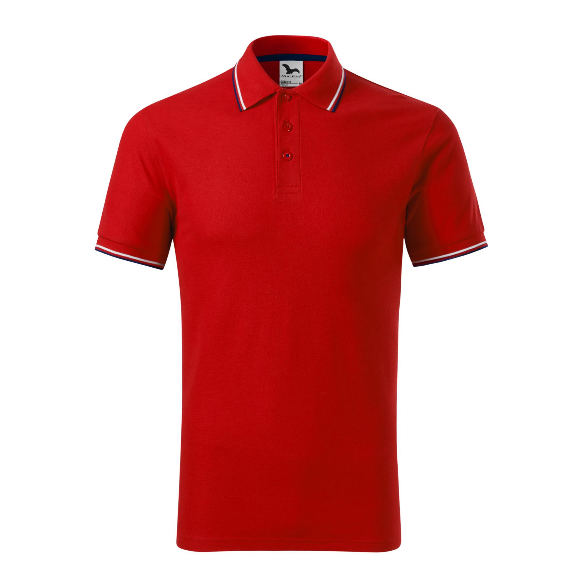 Tricou polo pentru bărbaţi Focus 232 Roșu XXL