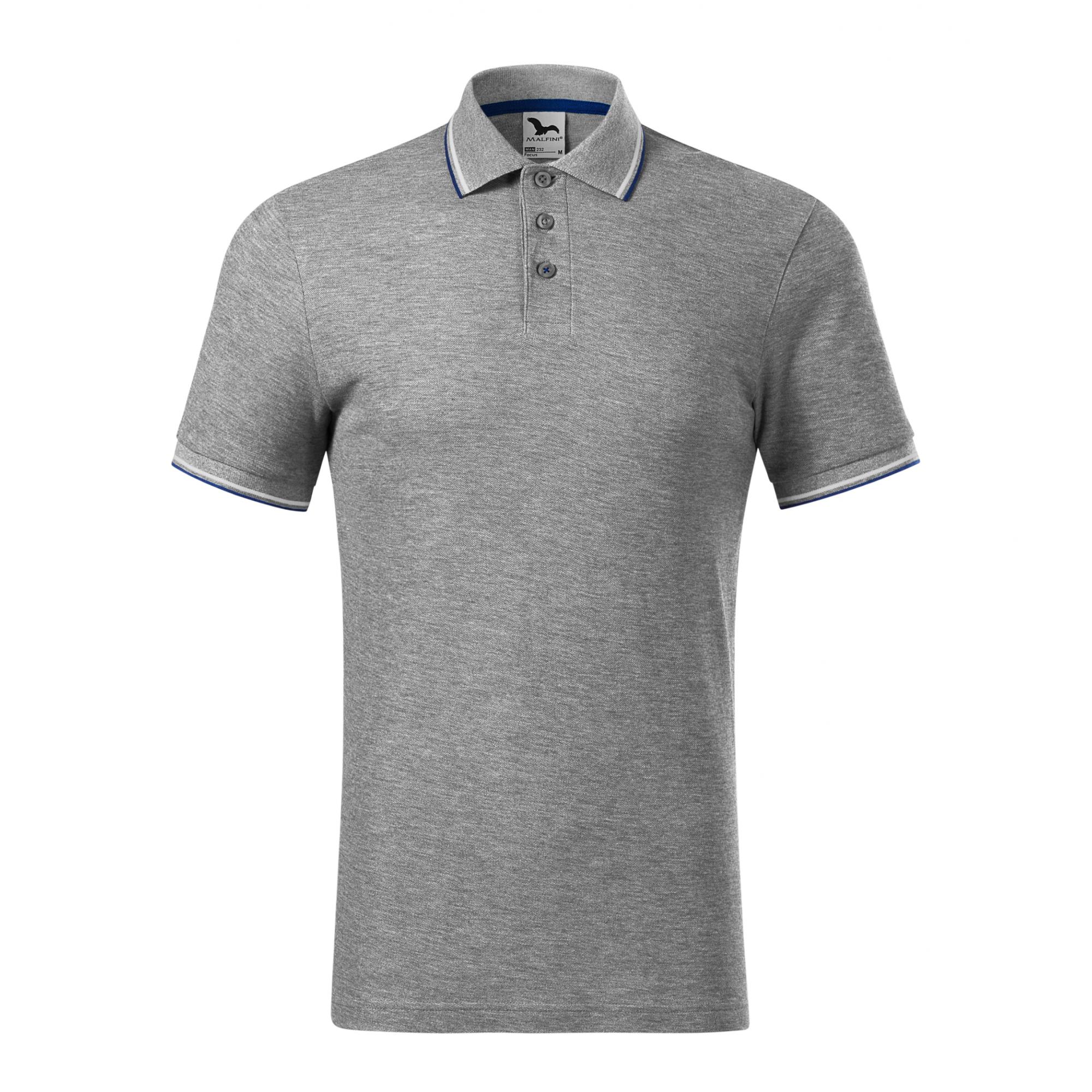 Tricou polo pentru bărbaţi Focus 232 Gri închis S