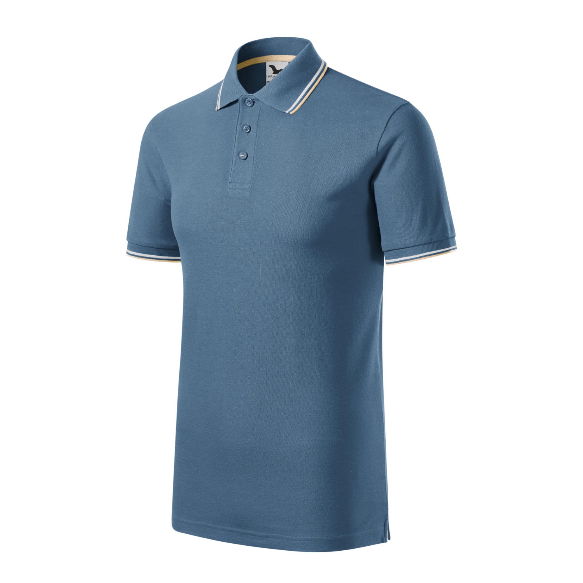 Tricou polo pentru bărbaţi Focus 232 Denim 3XL