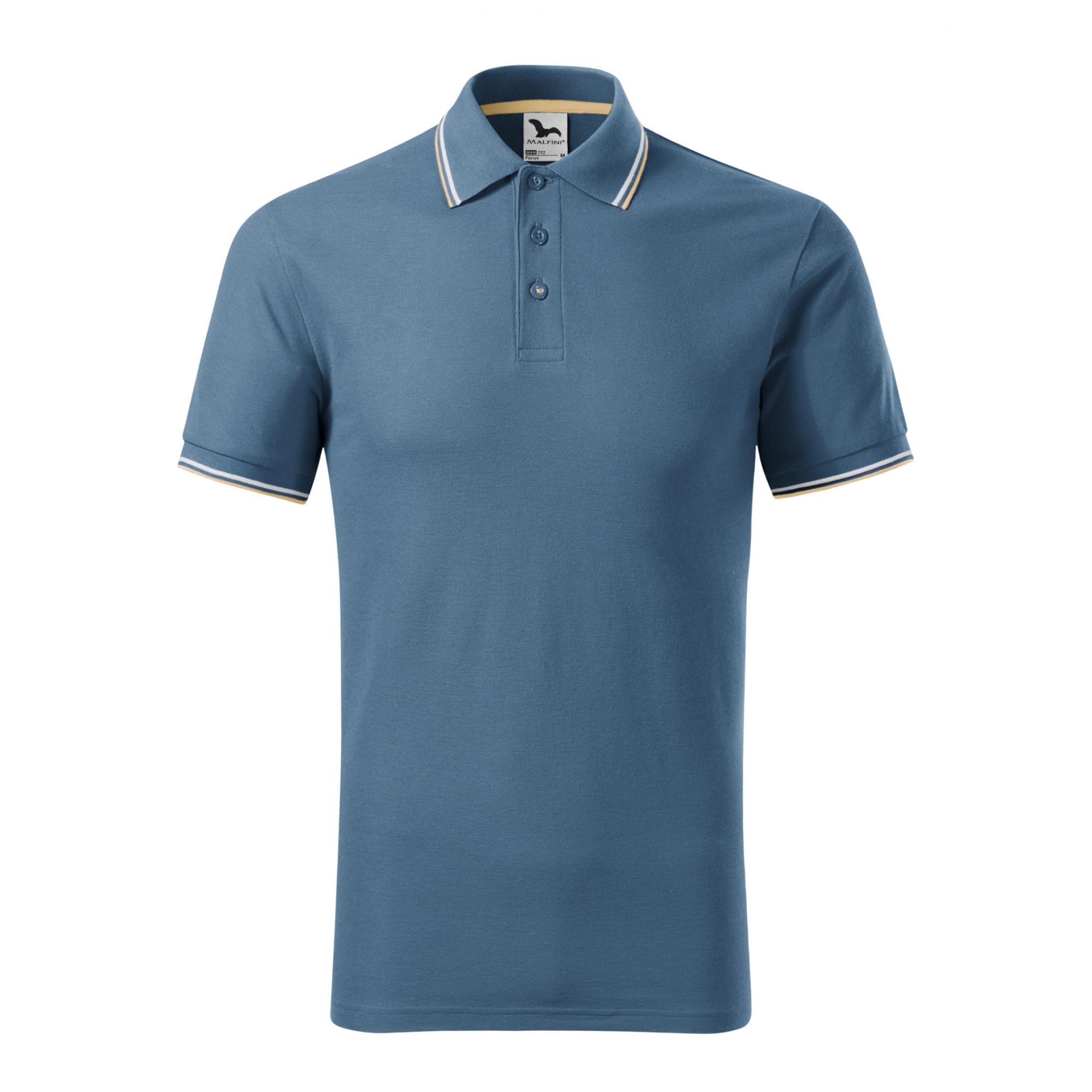 Tricou polo pentru bărbaţi Focus 232 Denim L
