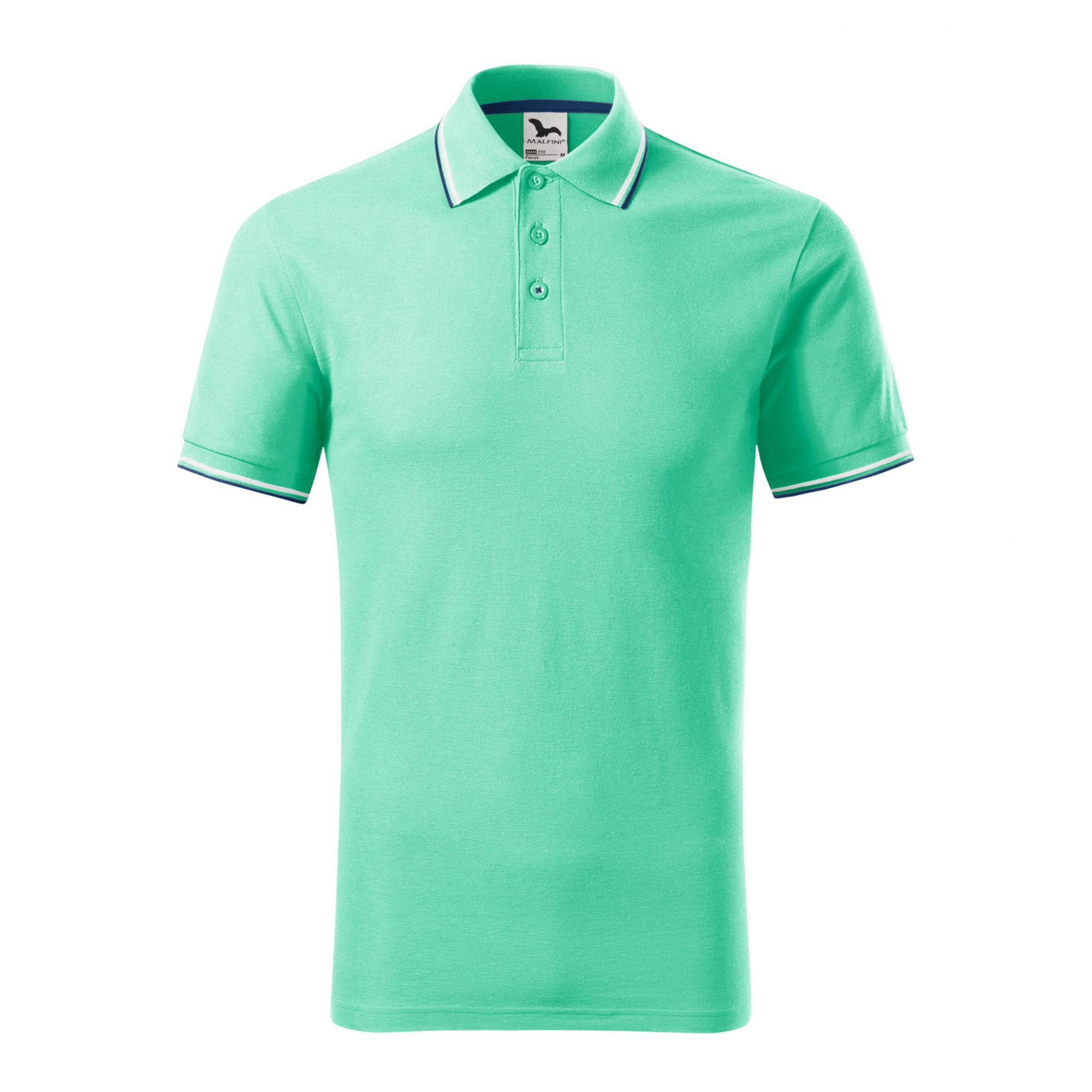 Tricou polo pentru bărbaţi Focus 232 Verde mentă L