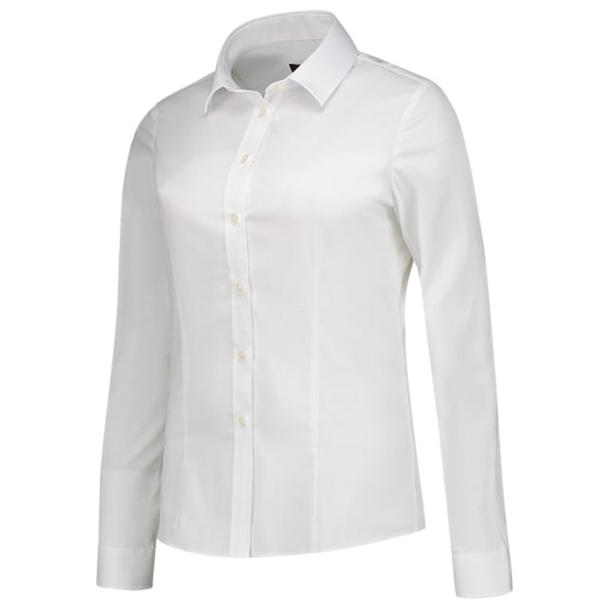 Cămaşă pentru damă Fitted Stretch Blouse T24 Alb