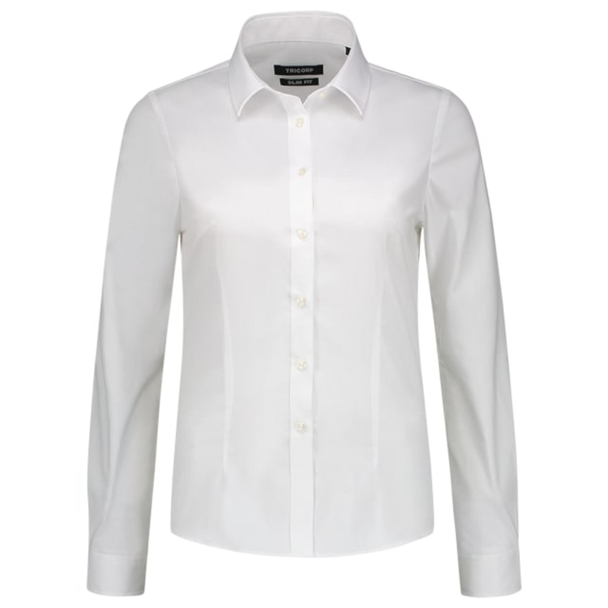 Cămaşă pentru damă Fitted Stretch Blouse T24 Alb 44