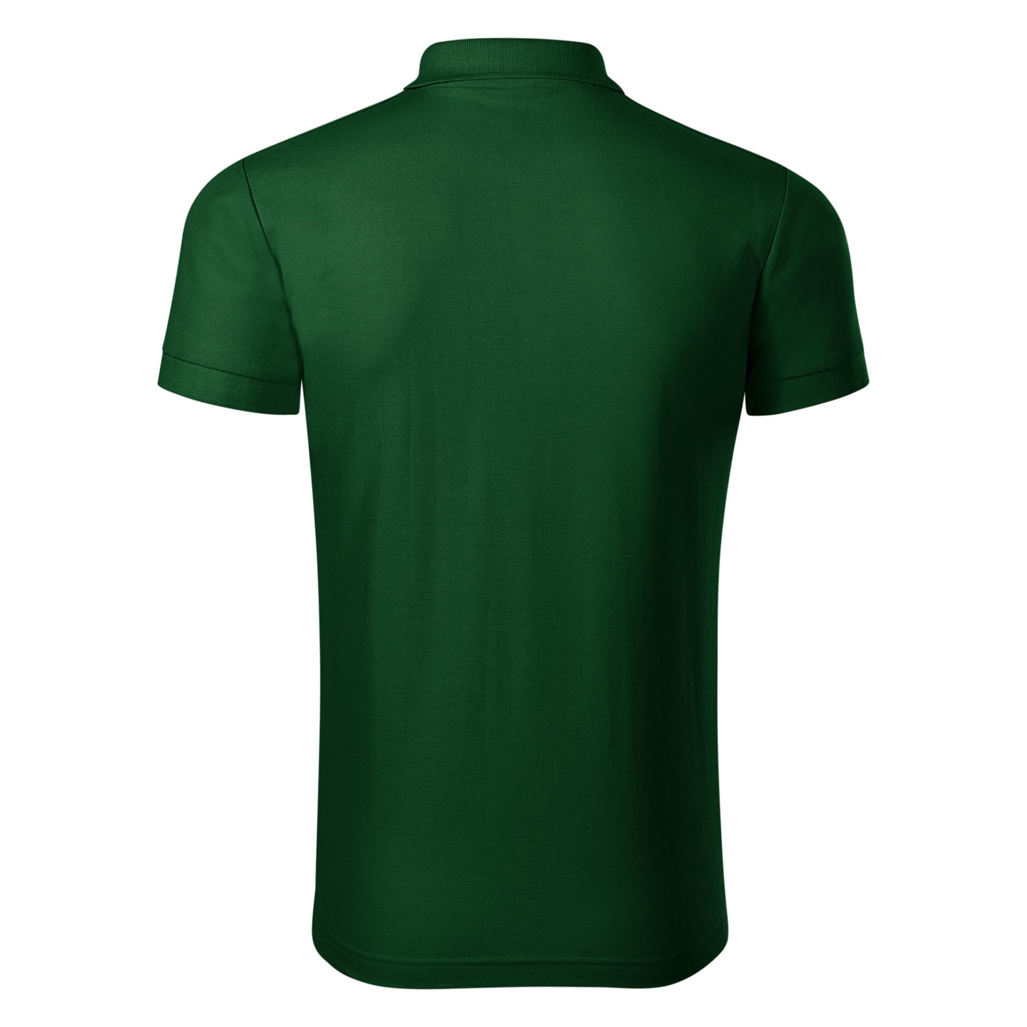 Tricou polo pentru bărbaţi Joy P2X Verde sticla XXL