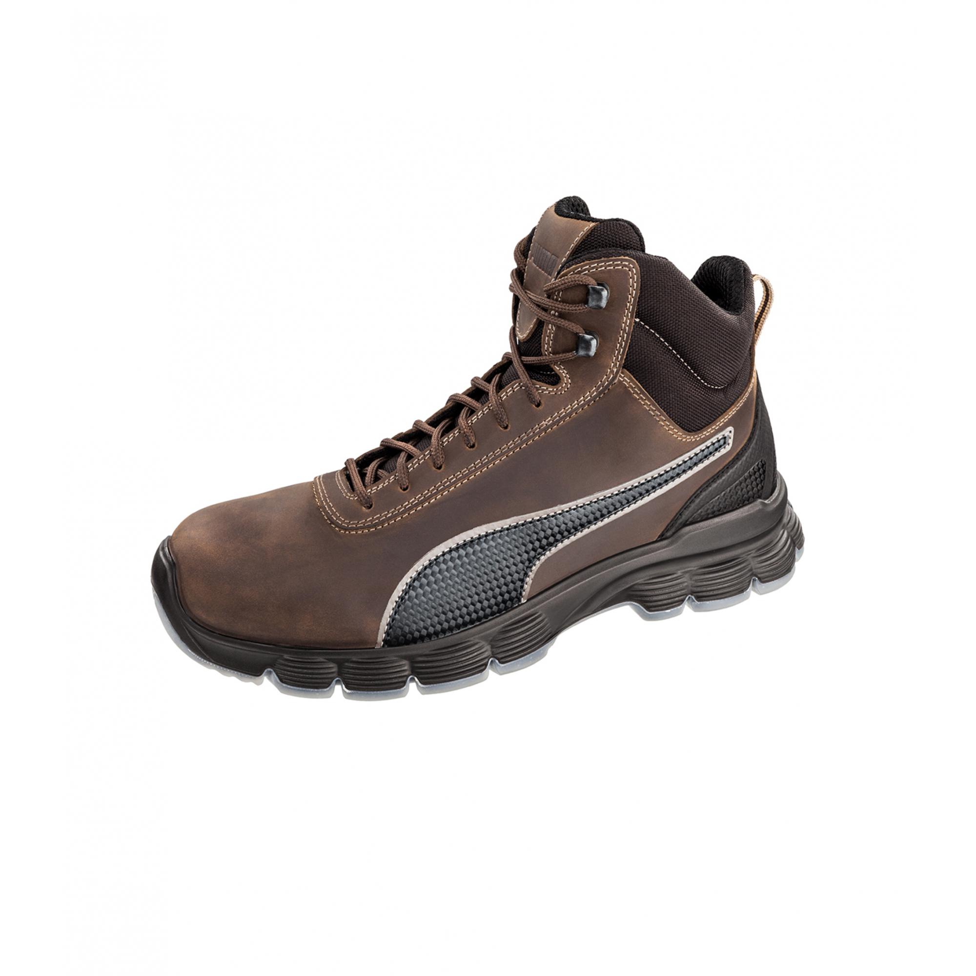 Bocanci pentru bărbaţi CONDOR BROWN MID S14 maro închis