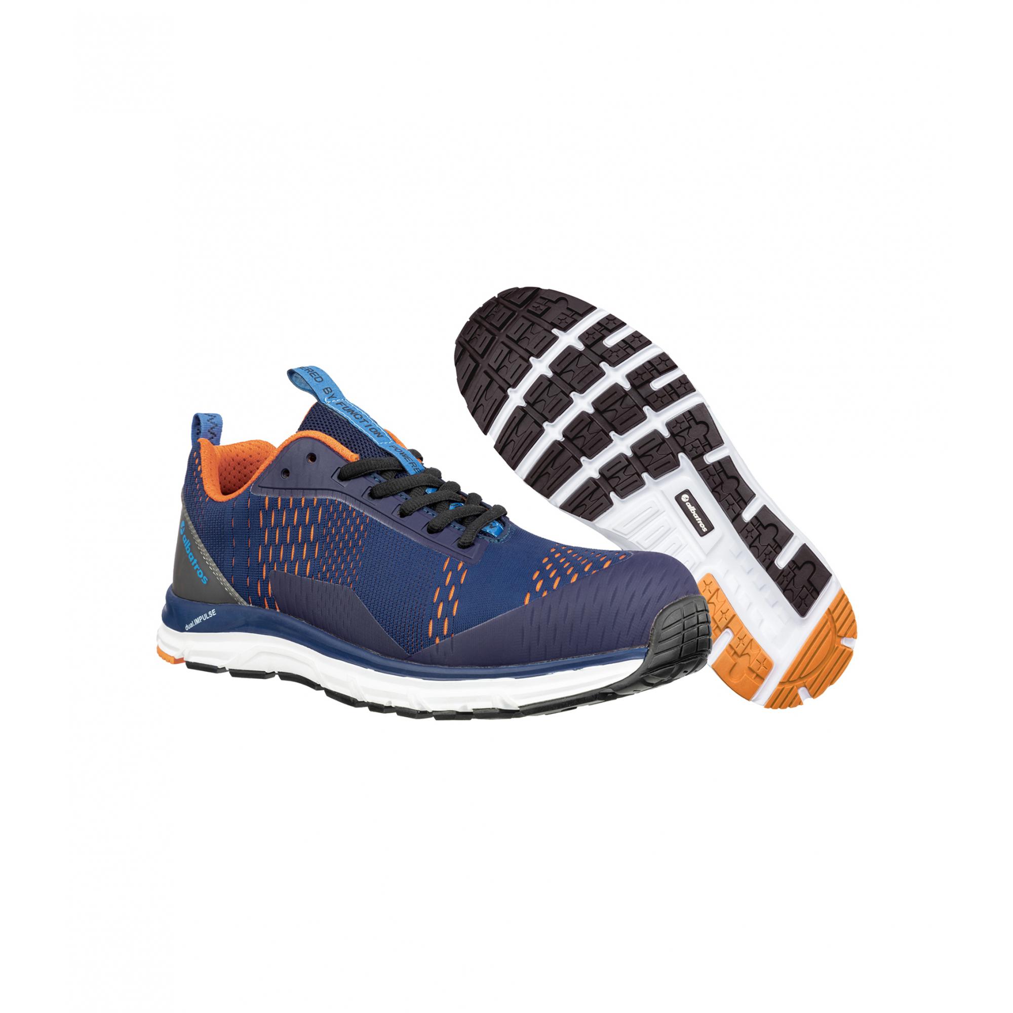 Pantofi unisex AER55 IMPULSE BLUE ORANGE LOW S25 Albastru 43