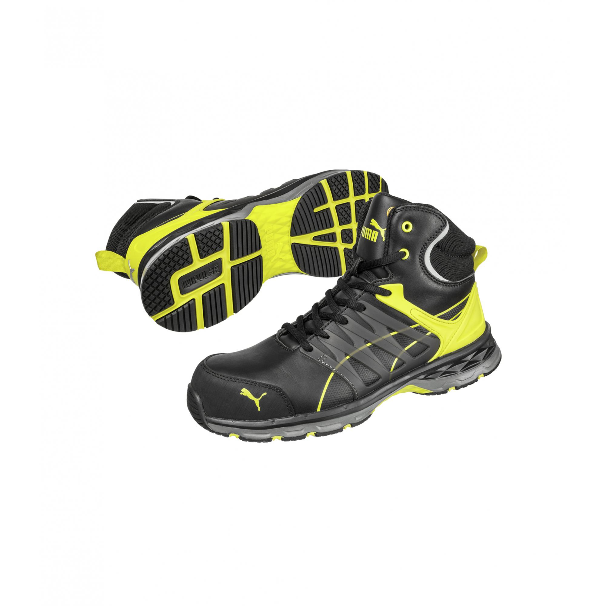 Bocanci pentru bărbaţi VELOCITY 2.0 YELLOW MID S12 Negru 40
