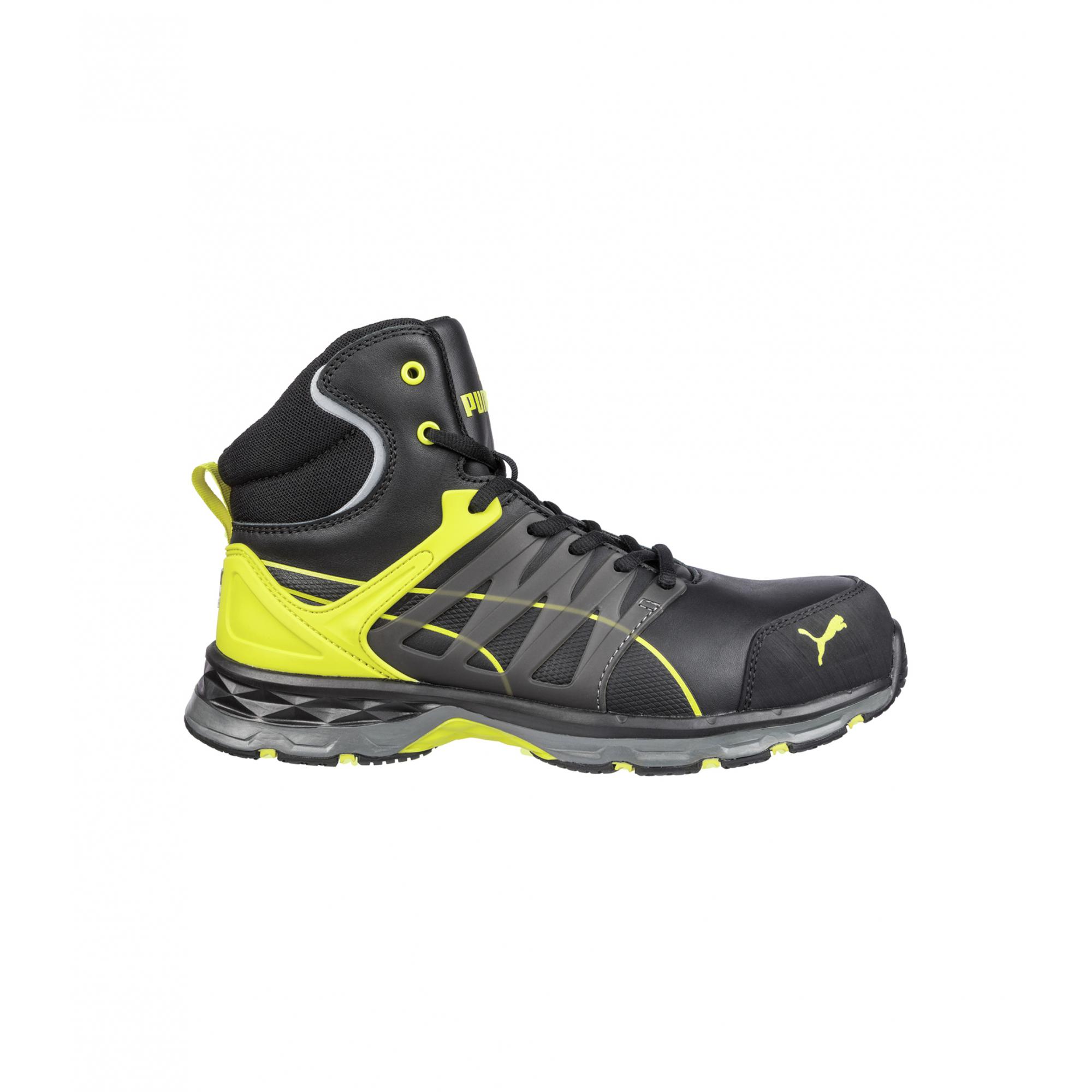 Bocanci pentru bărbaţi VELOCITY 2.0 YELLOW MID S12 Negru 40