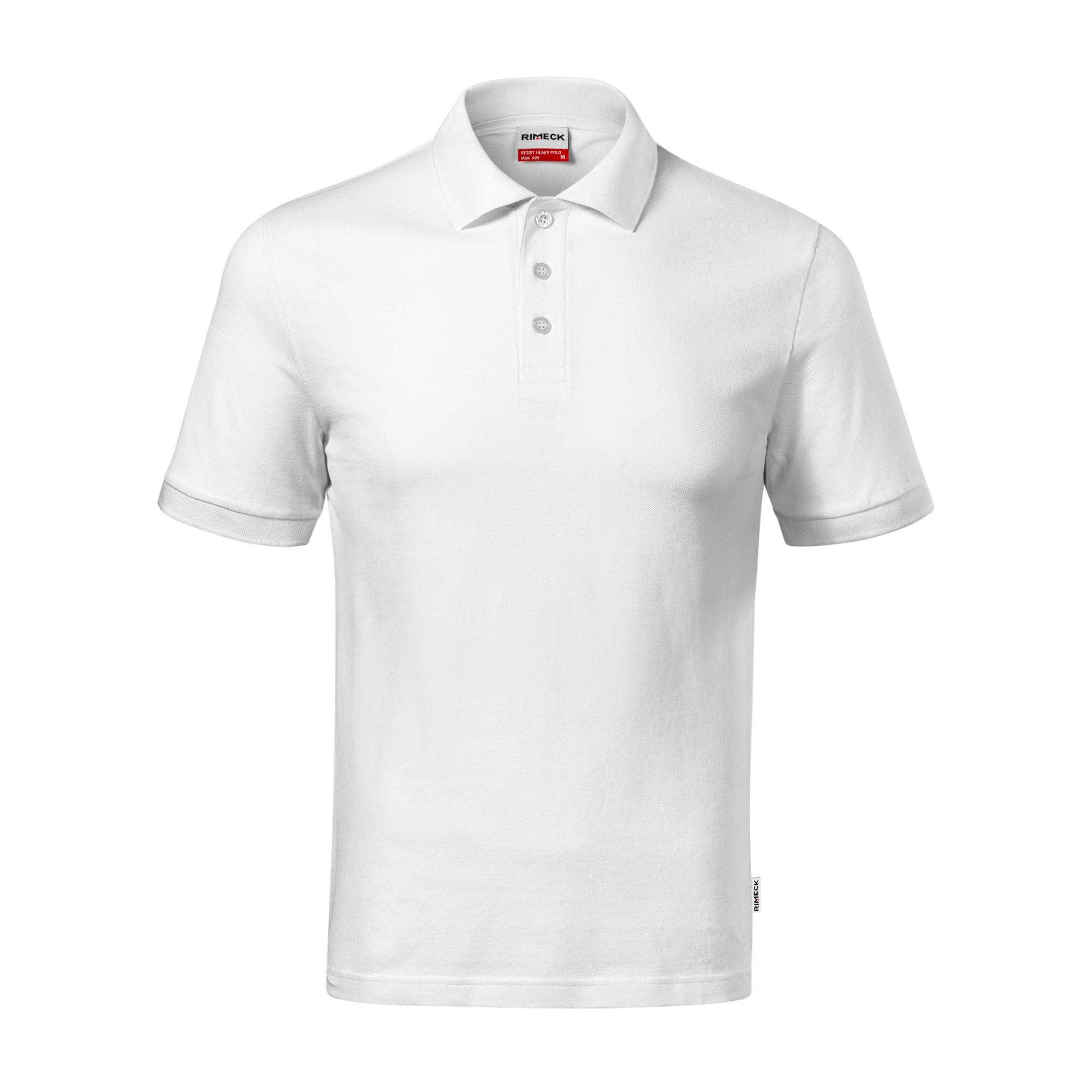 Tricou polo pentru bărbaţi Resist Heavy Polo R20 Alb L