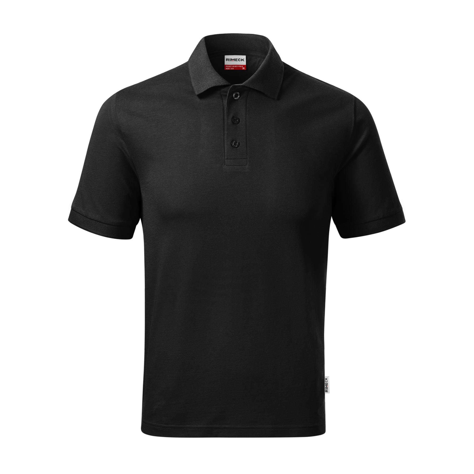 Tricou polo pentru bărbaţi Resist Heavy Polo R20 Negru S