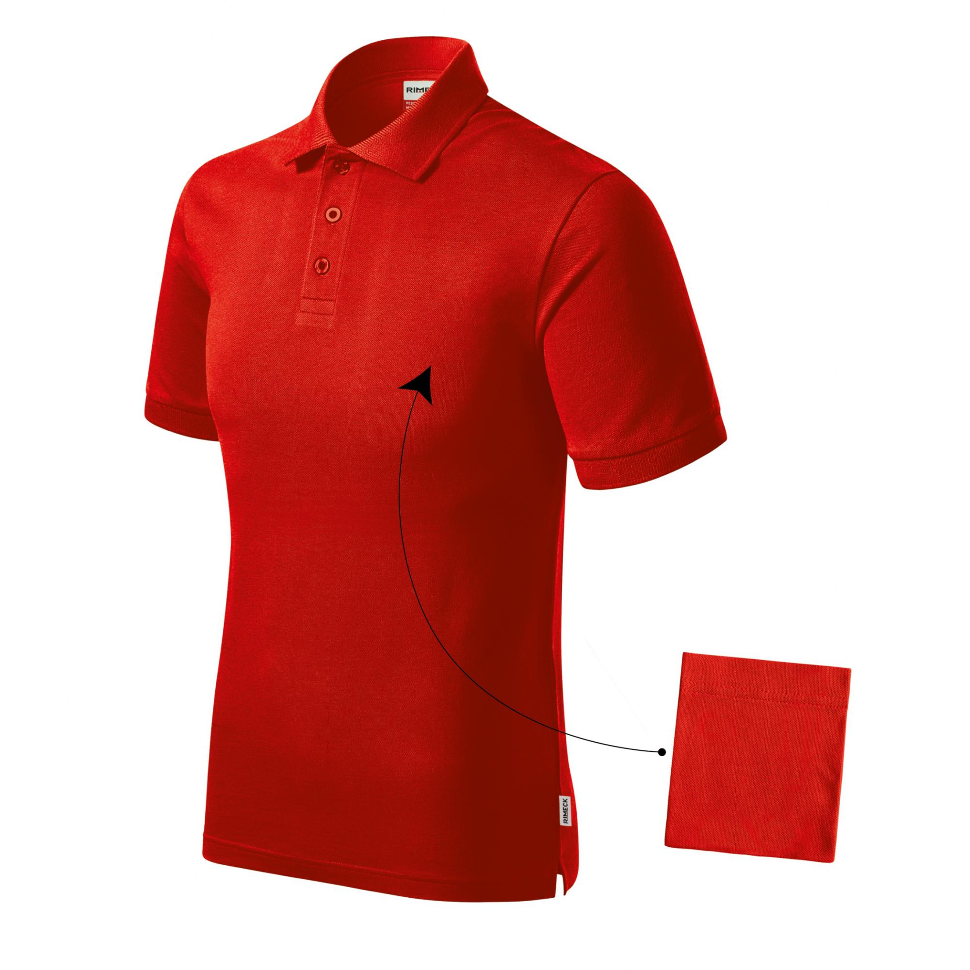 Tricou polo pentru bărbaţi Resist Heavy Polo R20 Roșu 3XL