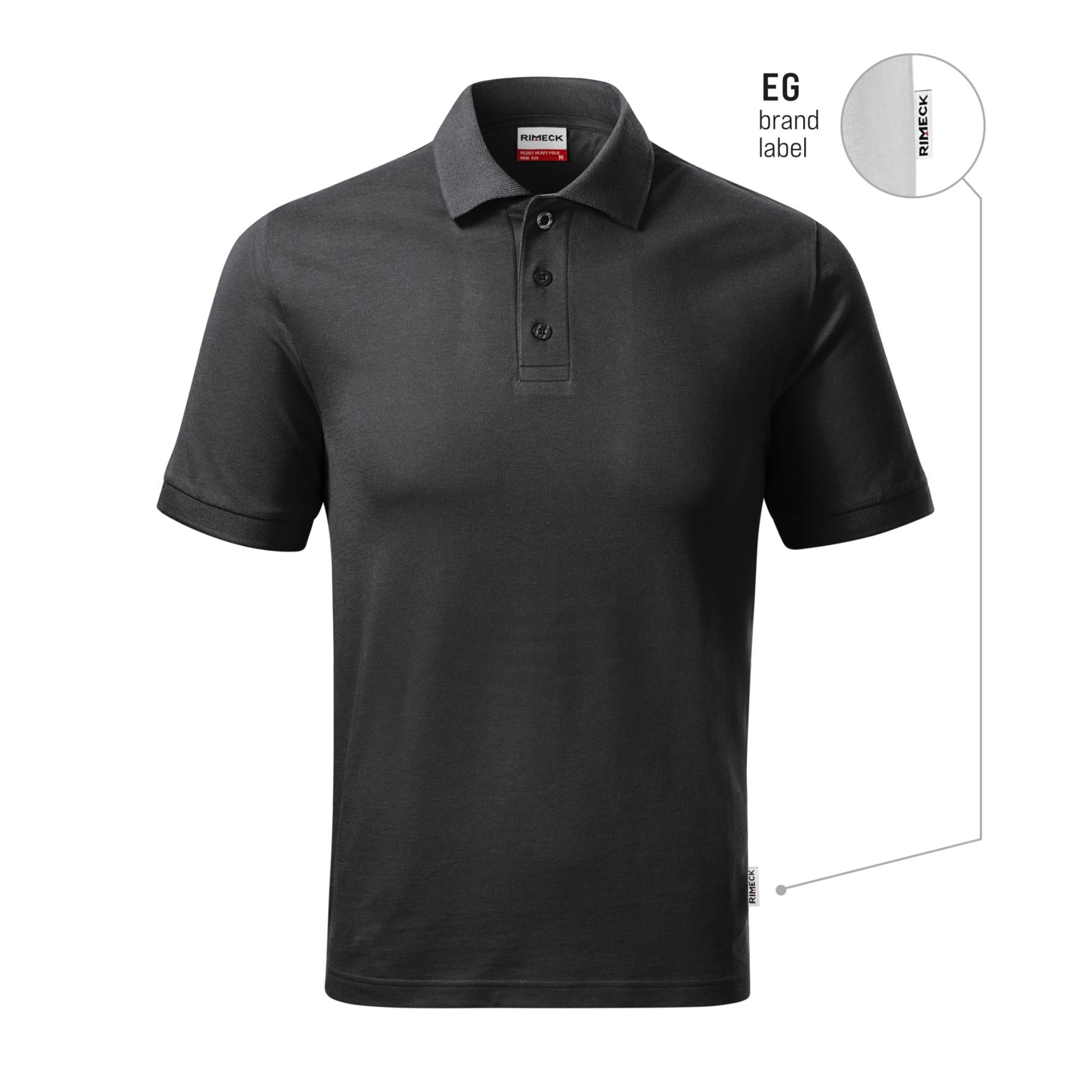 Tricou polo pentru bărbaţi Resist Heavy Polo R20 ebony gray 94 (brand label) XL