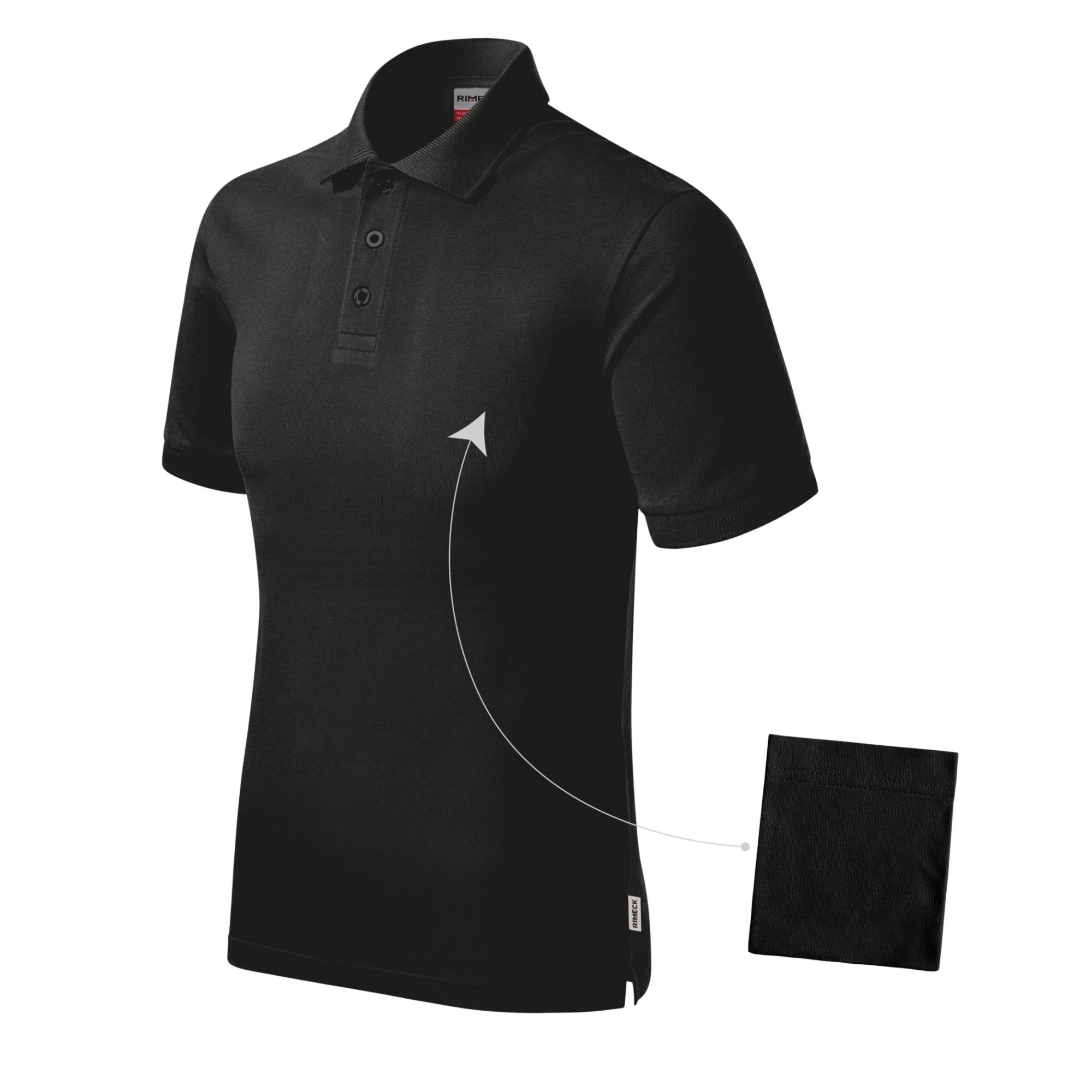 Tricou polo pentru bărbaţi Resist Heavy Polo R20 negru 01 (brand label)