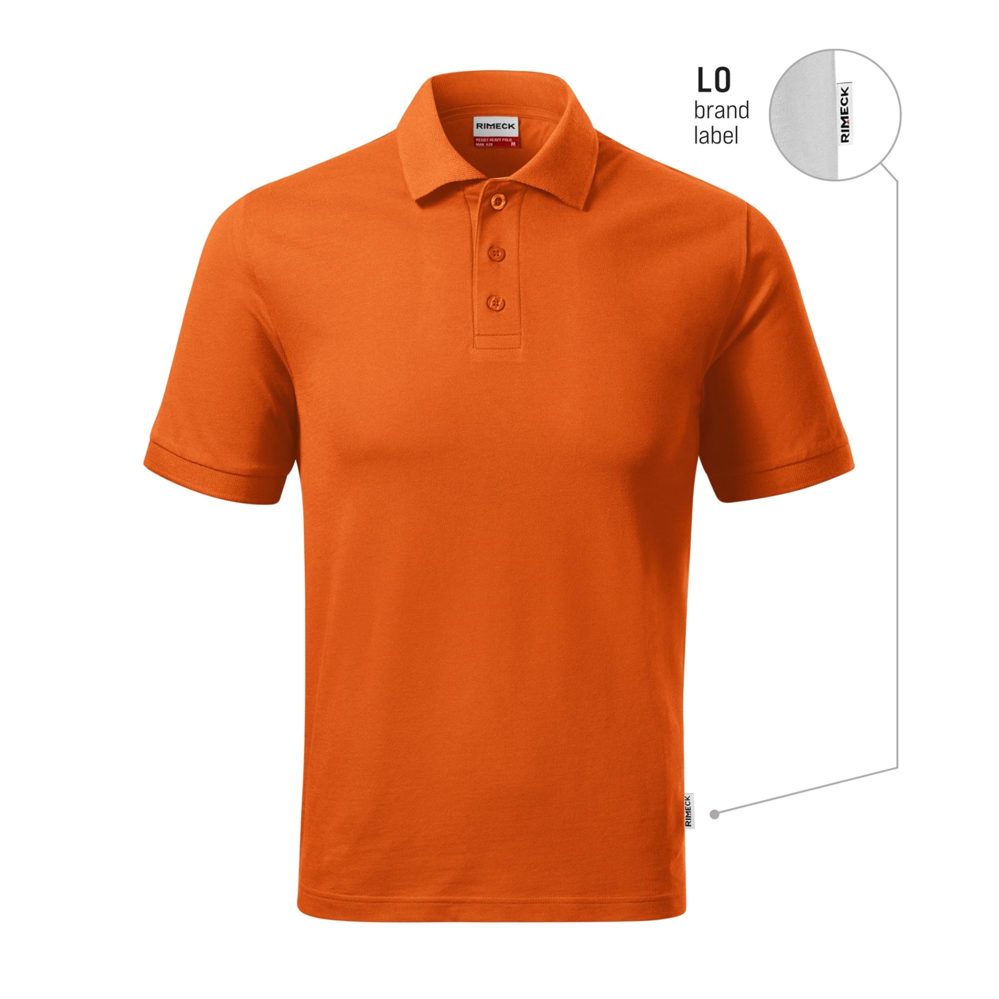 Tricou polo pentru bărbaţi Resist Heavy Polo R20 portocaliu 11 (brand label) L
