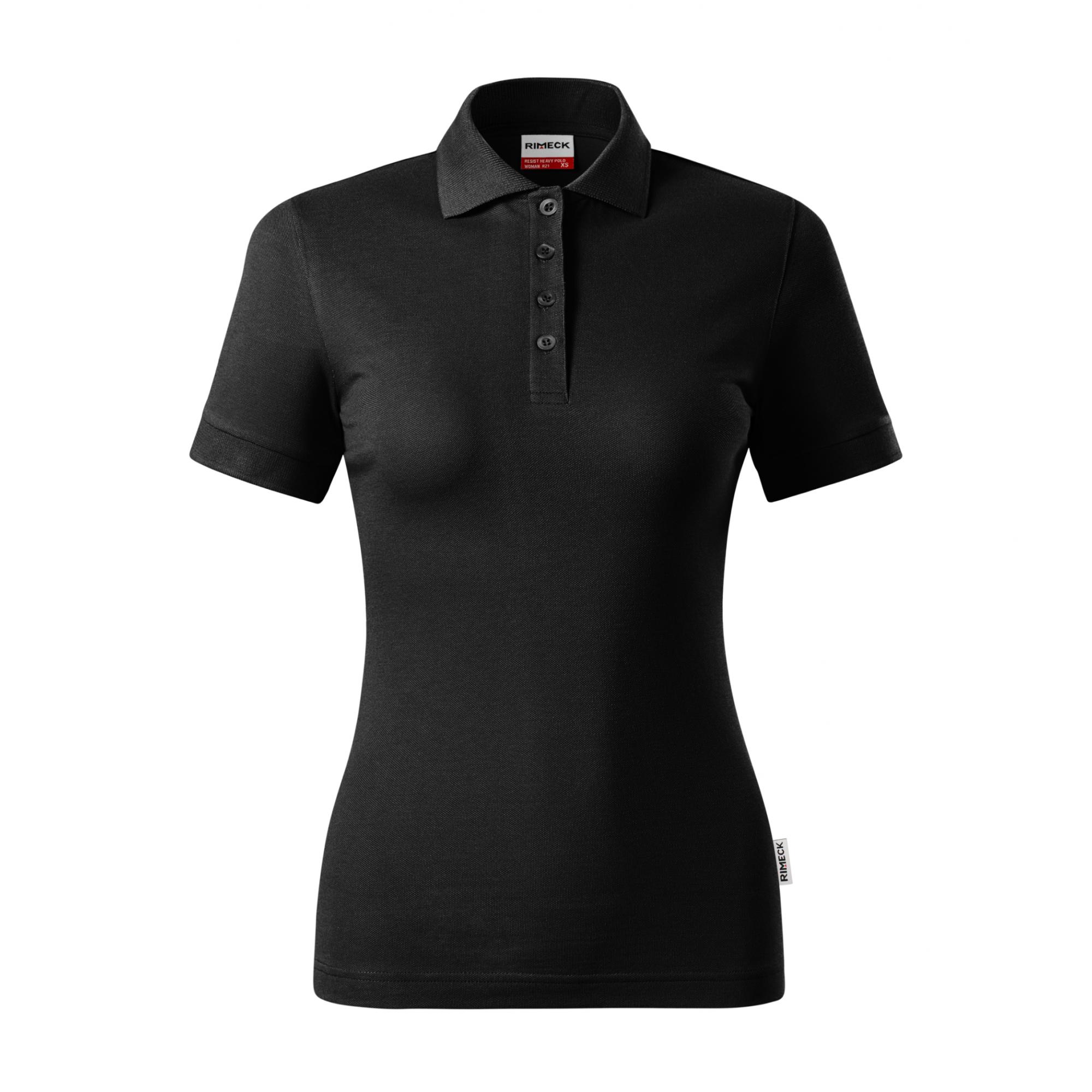 Tricou polo pentru damă Resist Heavy Polo R21 Negru L
