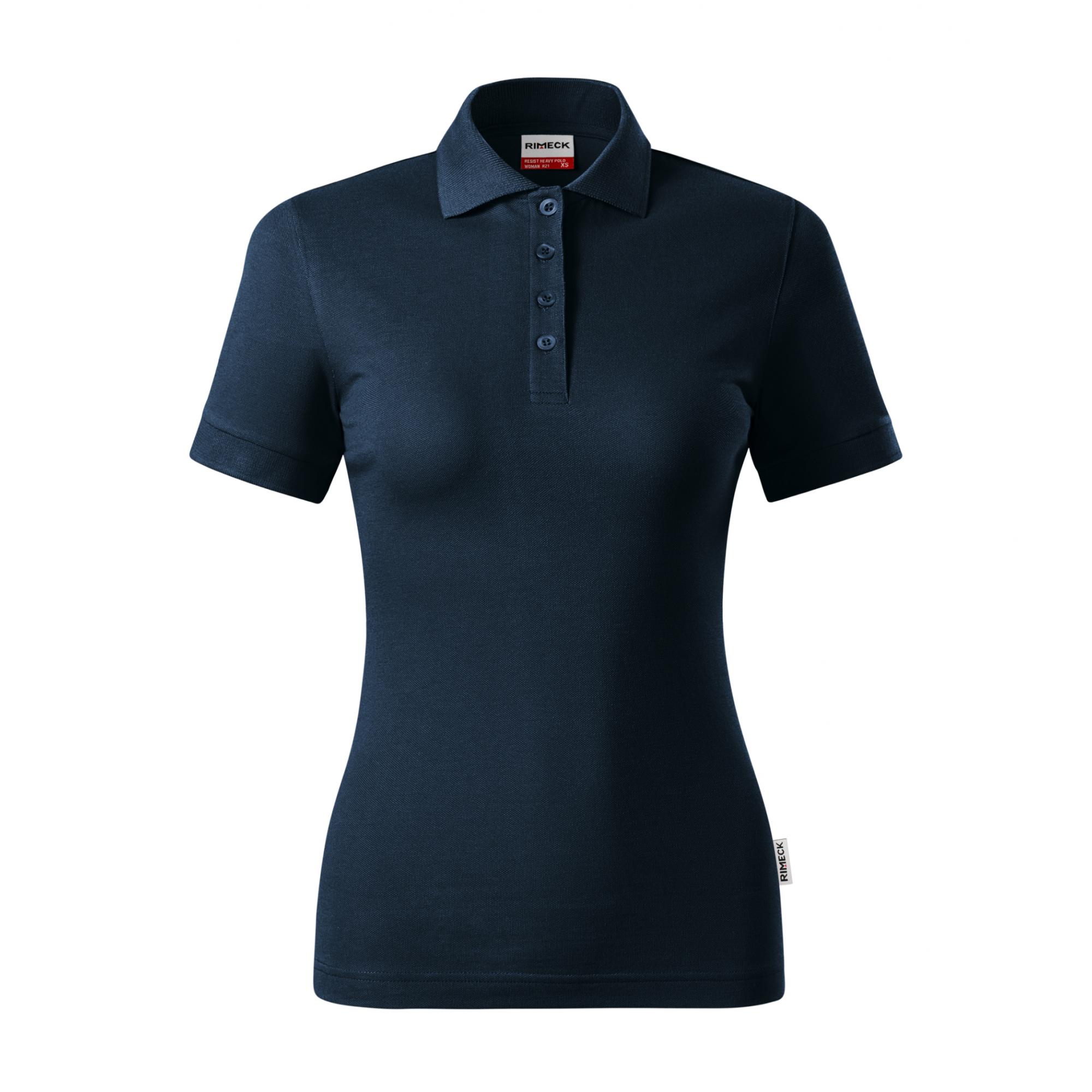 Tricou polo pentru damă Resist Heavy Polo R21 Albastru marin L