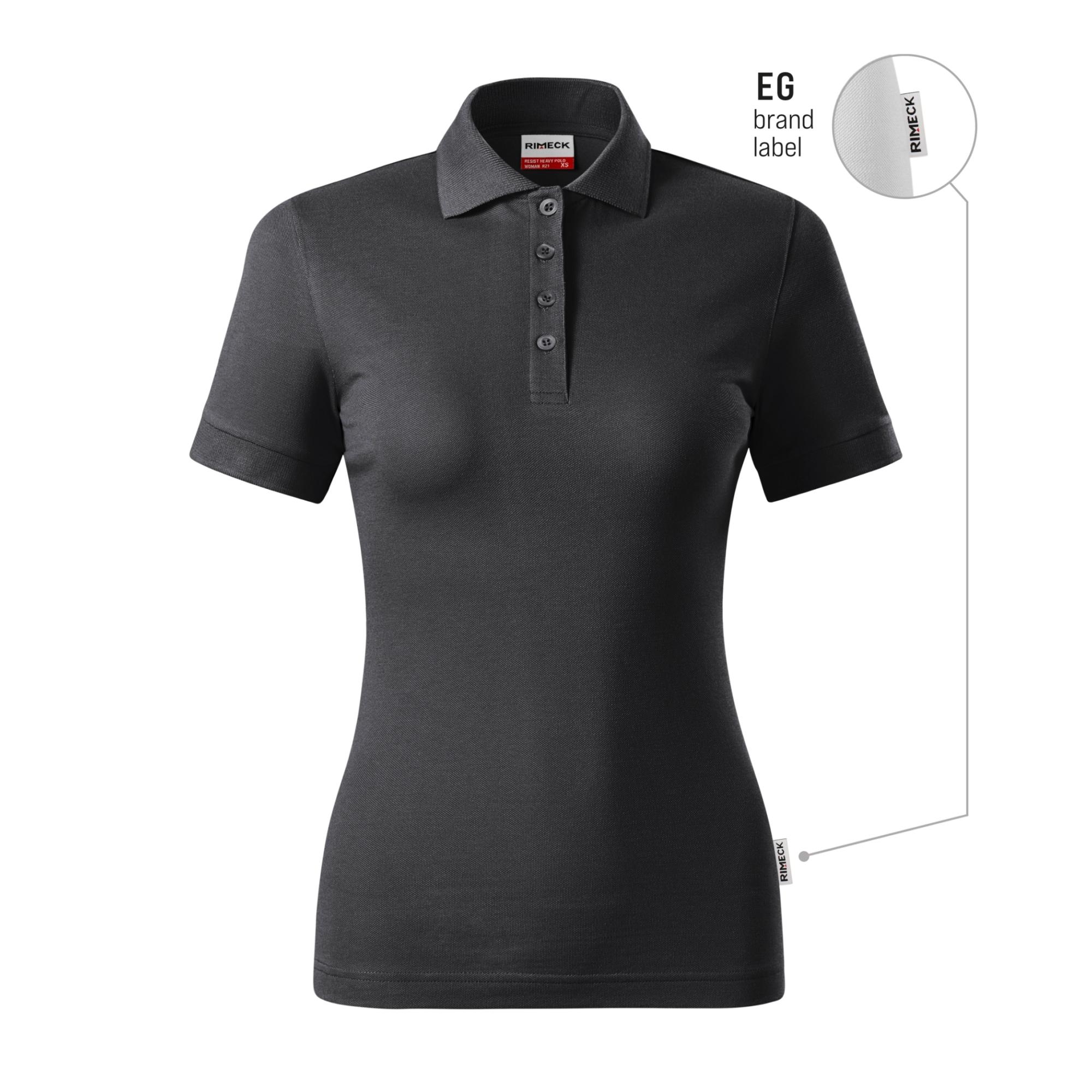 Tricou polo pentru damă Resist Heavy Polo R21 ebony gray 94 (brand label) XS